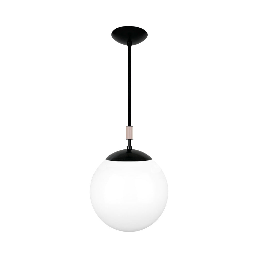 Black and barely color Pop pendant 12" Dutton Brown lighting