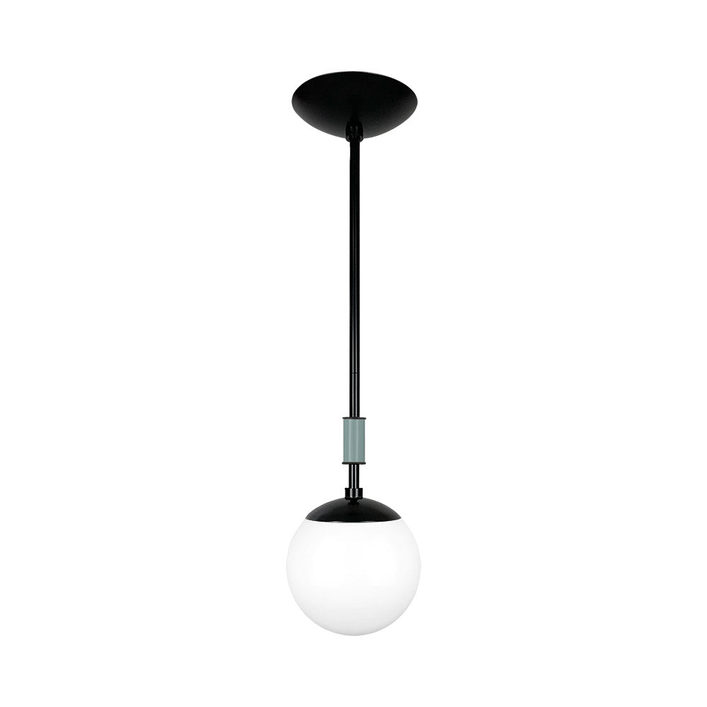 Black and lagoon color Pop pendant 6" Dutton Brown lighting