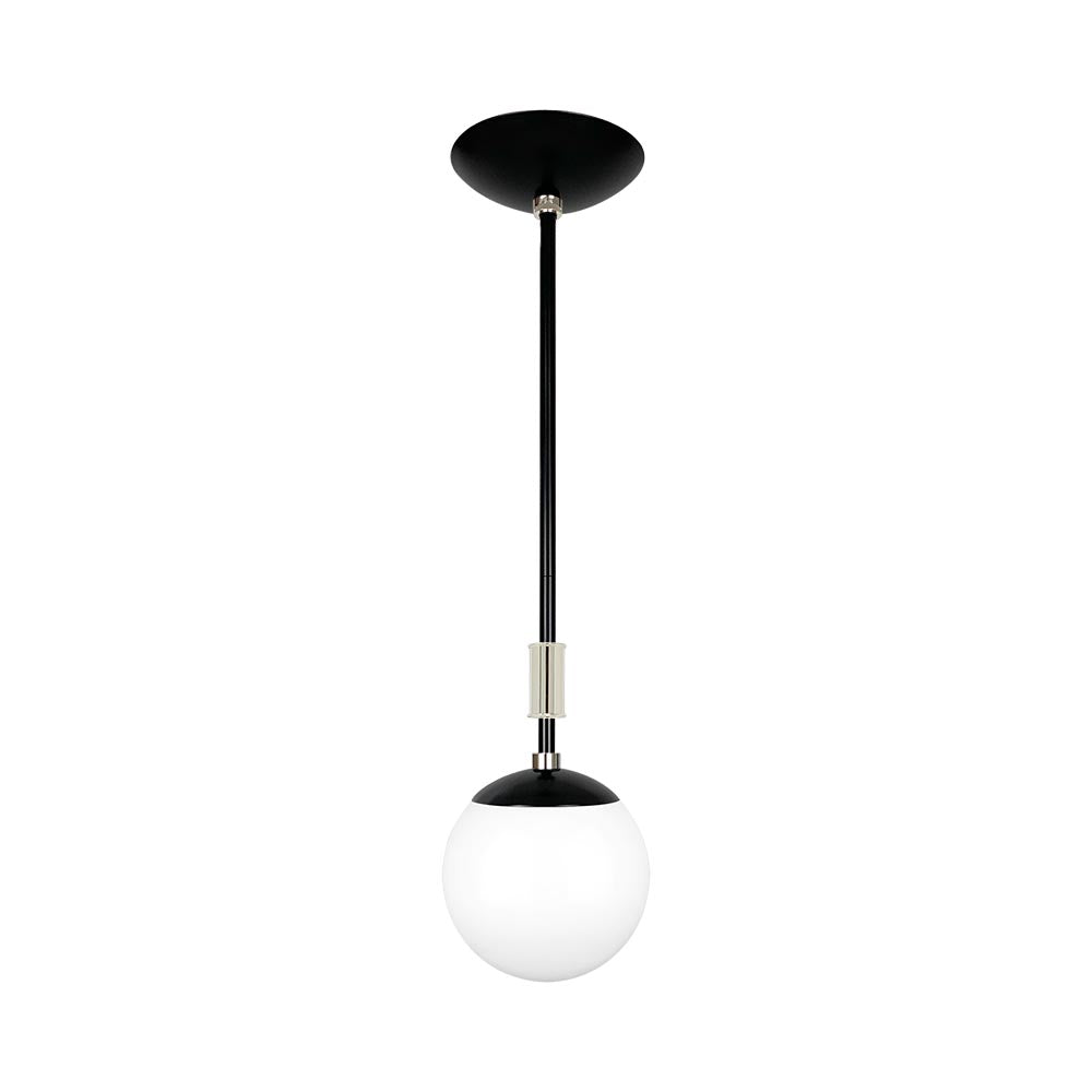 Black and nickel Pop pendant 6" Dutton Brown lighting