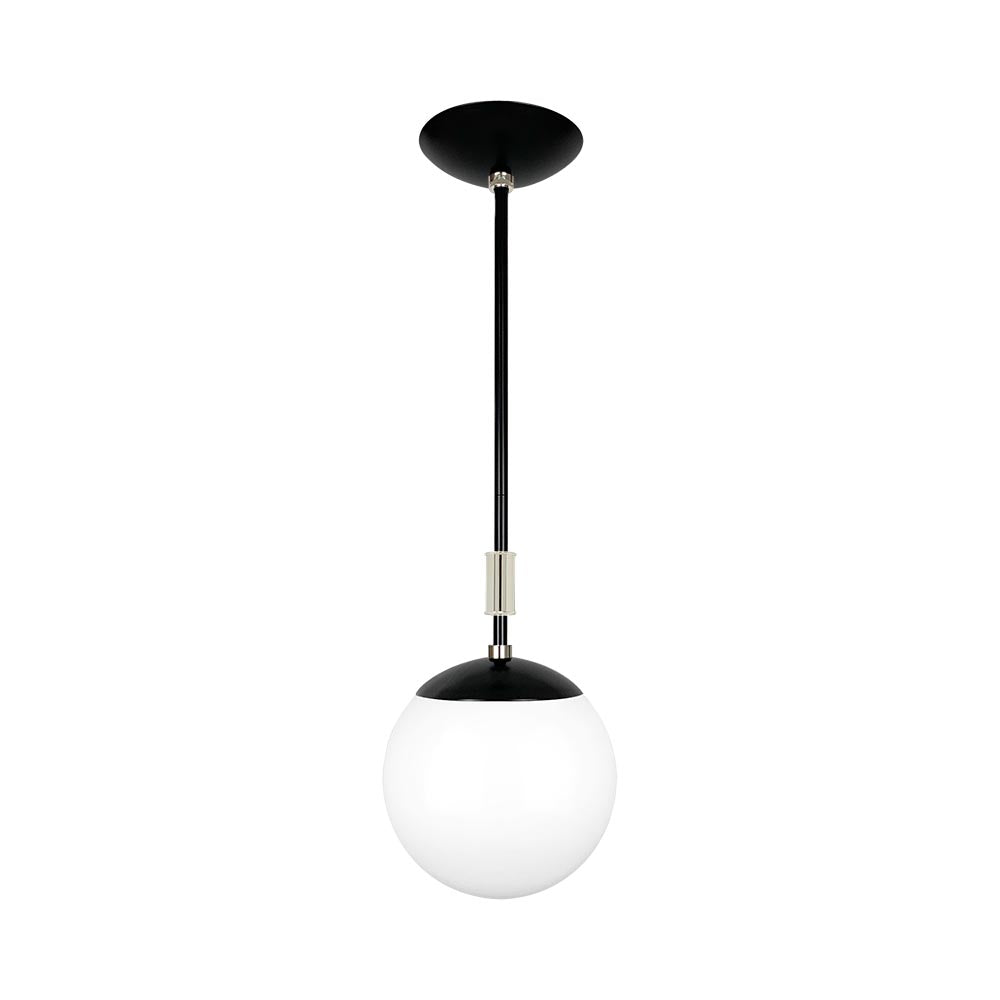 Black and nickel Pop pendant 8" Dutton Brown lighting