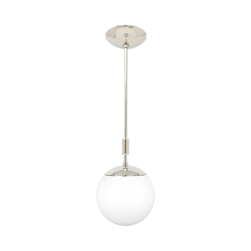 Nickel Pop pendant 8" Dutton Brown lighting