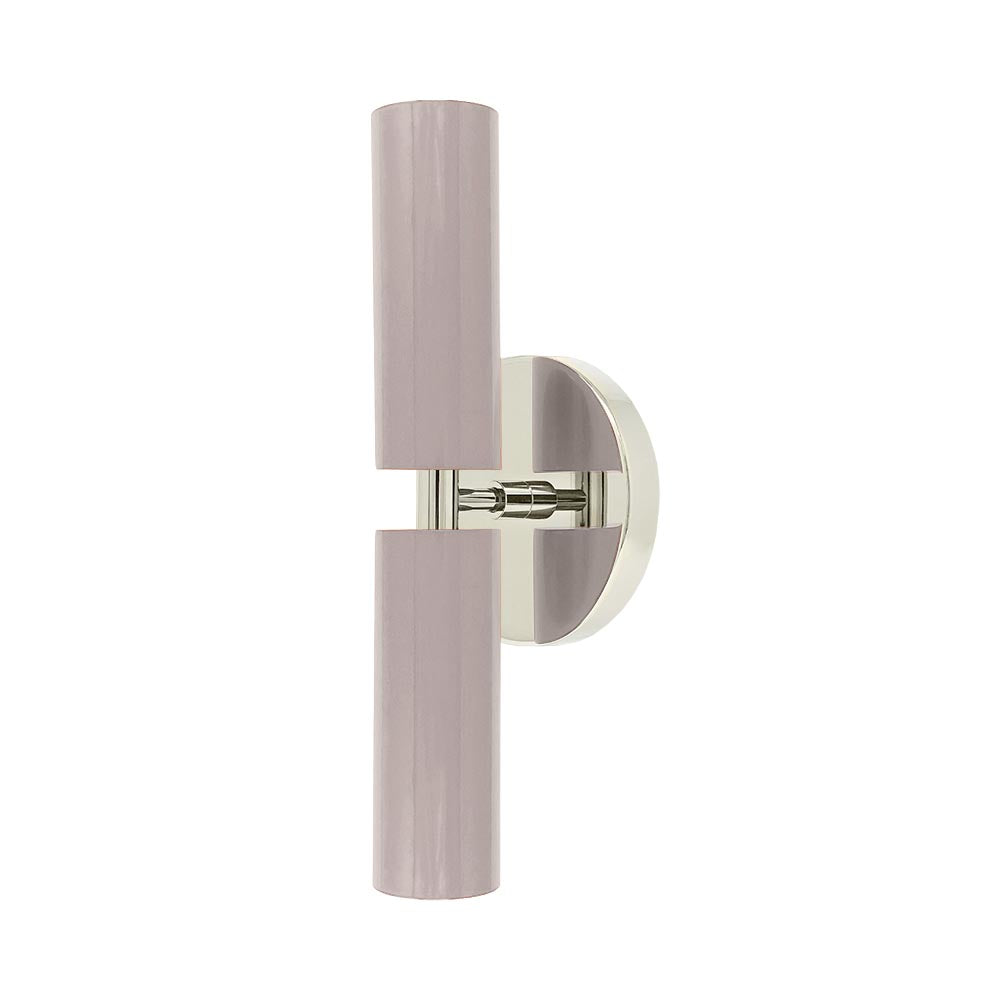Nickel and barely color Ruler sconce Dutton Brown lighting