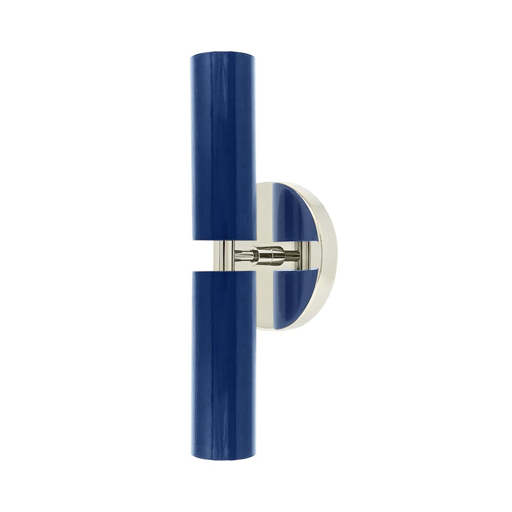Nickel and cobalt color Ruler sconce Dutton Brown lighting