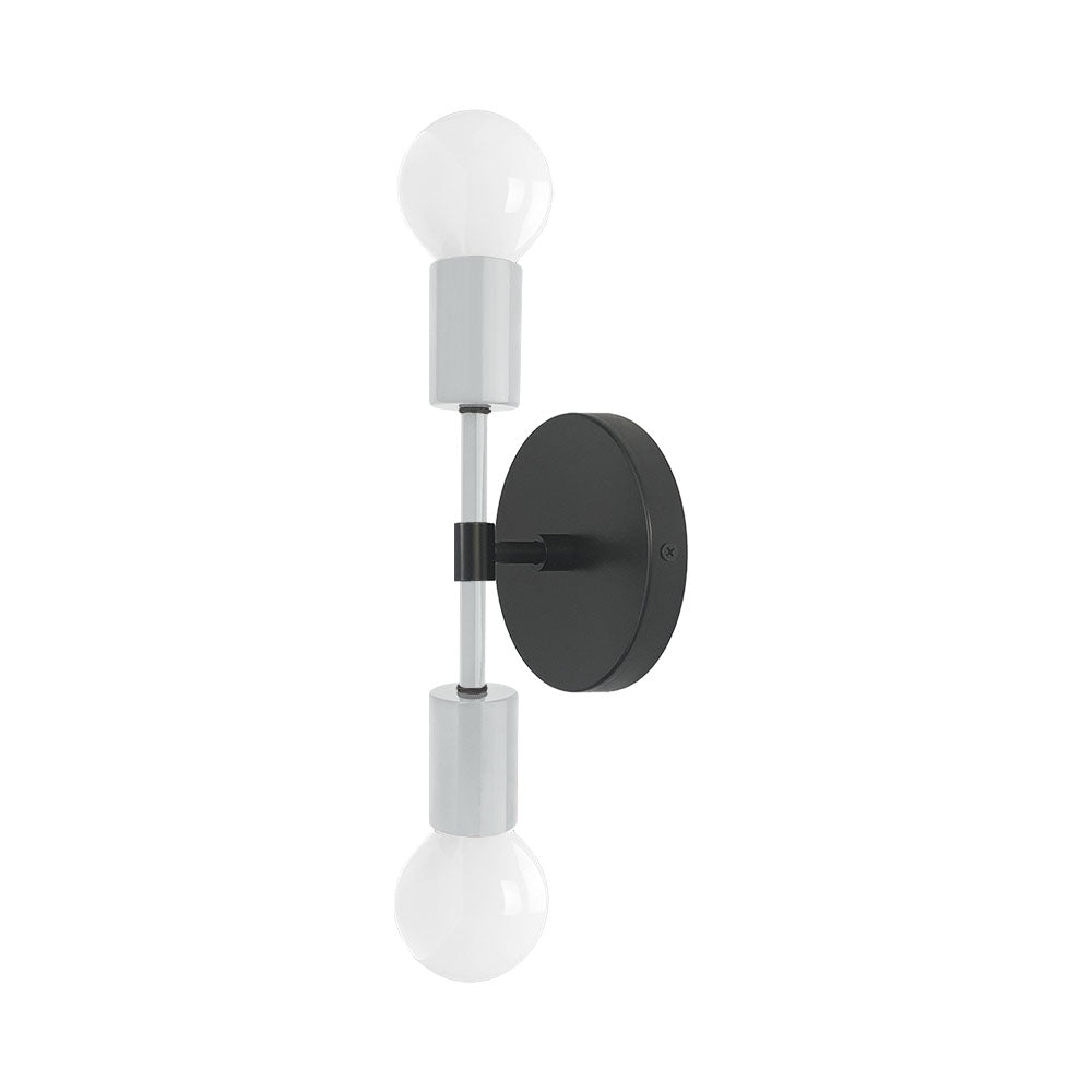 Black and chalk color Scepter sconce 10" Dutton Brown lighting