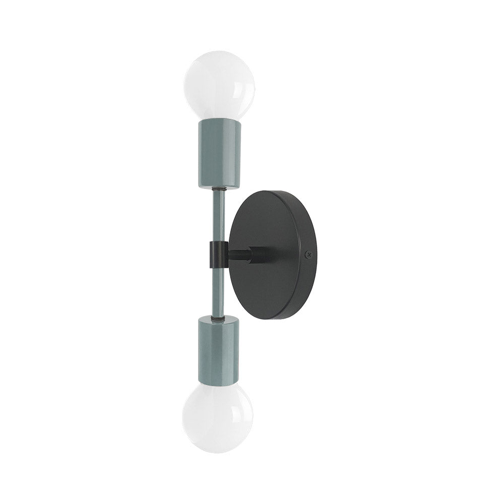 Black and lagoon color Scepter sconce 10" Dutton Brown lighting