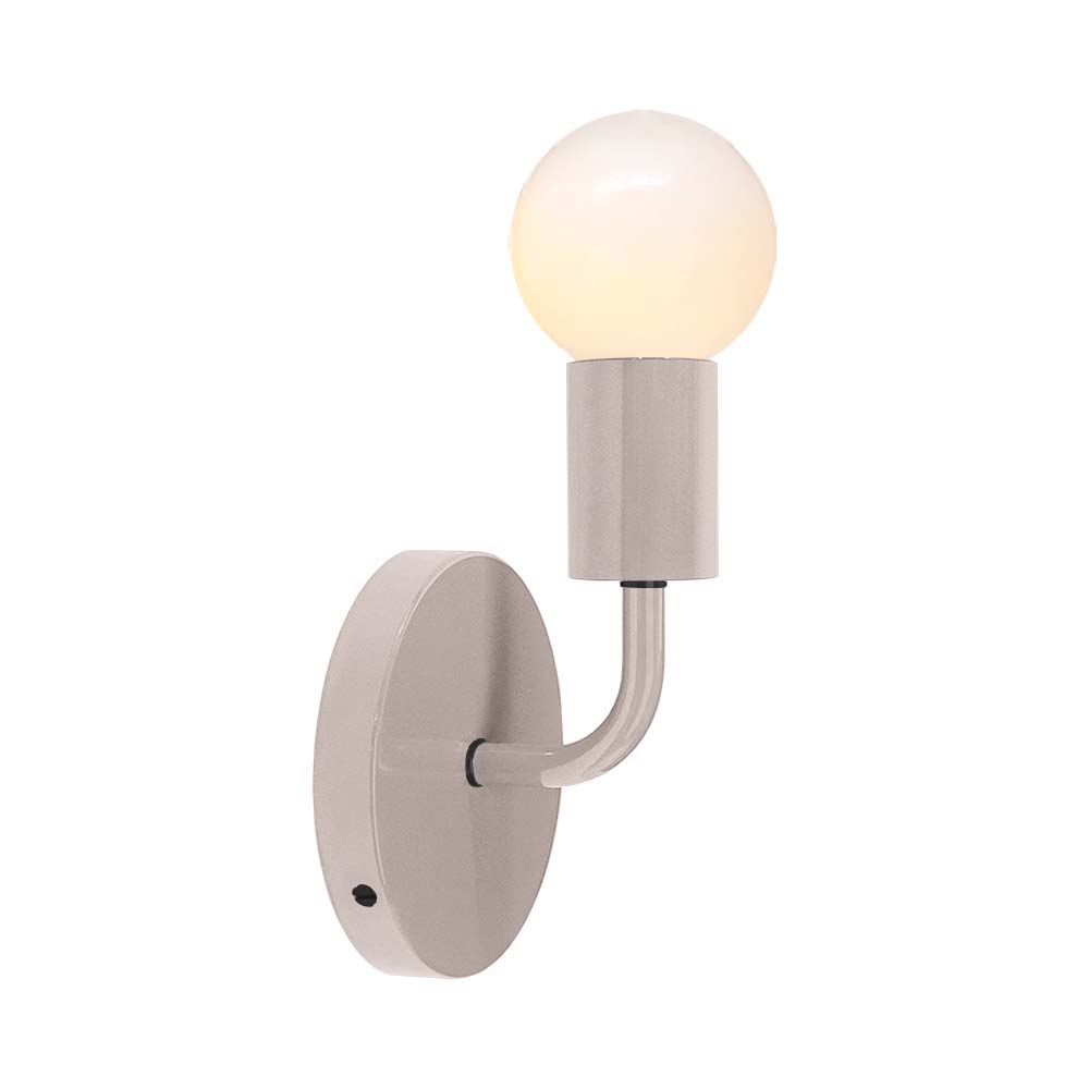 Black and barely color Snug sconce Dutton Brown lighting