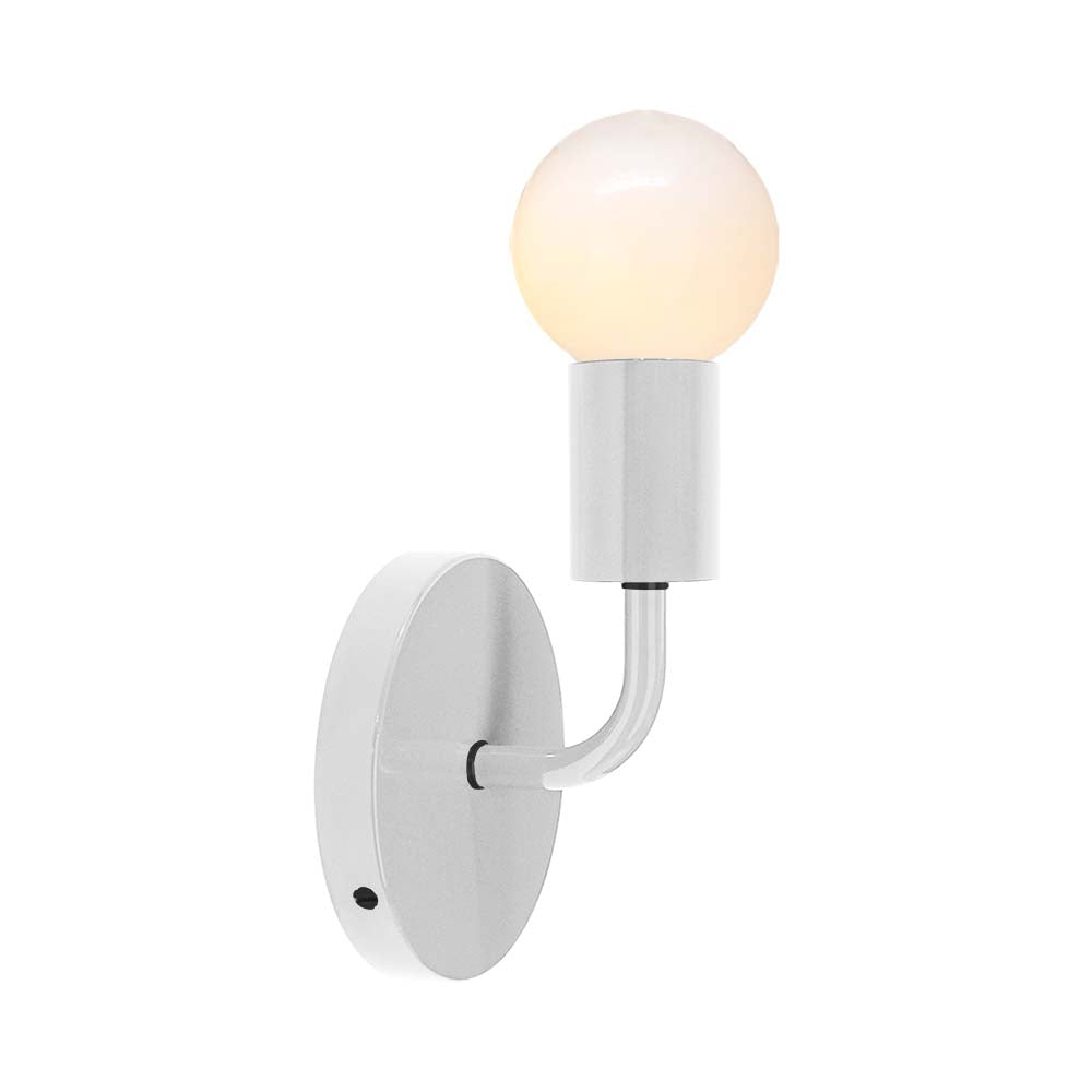 Black and chalk color Snug sconce Dutton Brown lighting