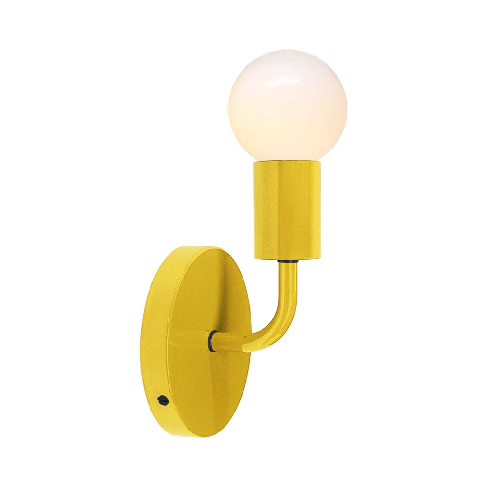 Black and ochre color Snug sconce Dutton Brown lighting