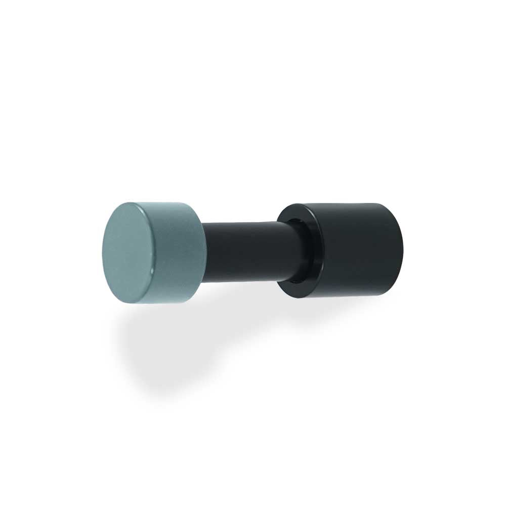 Black and lagoon color Stud hook Dutton Brown hardware
