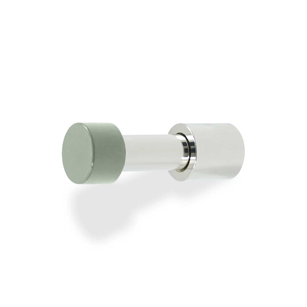 Nickel and spa color Stud hook Dutton Brown hardware
