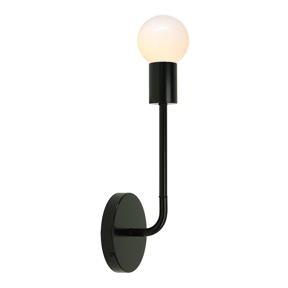 black Tall Snug sconce lighting Dutton Brown