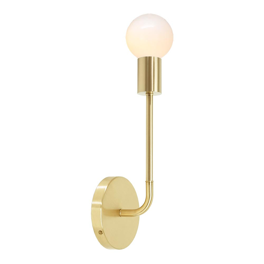 brass Tall Snug sconce lighting Dutton Brown