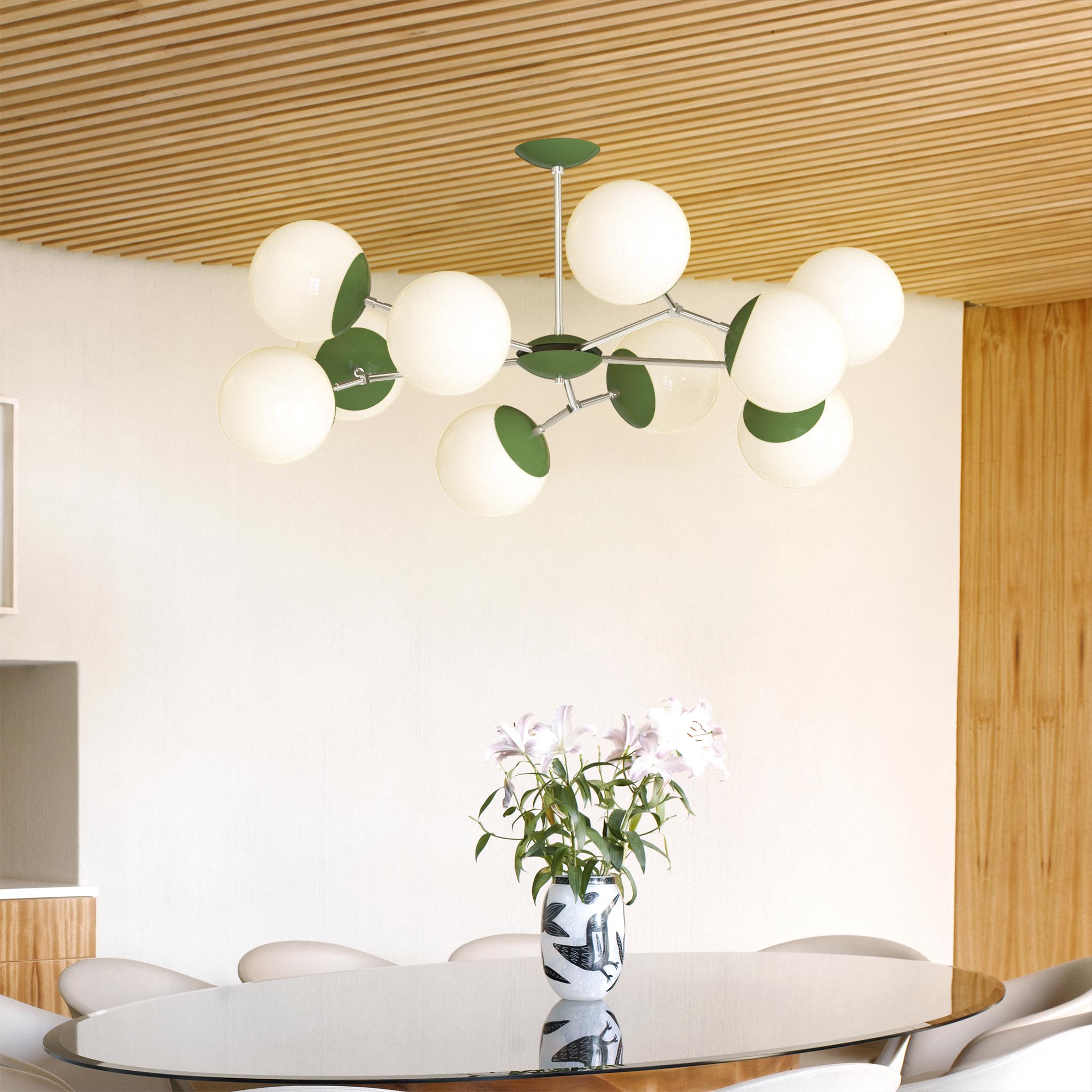 Crown Flush Mount in Dining Room
