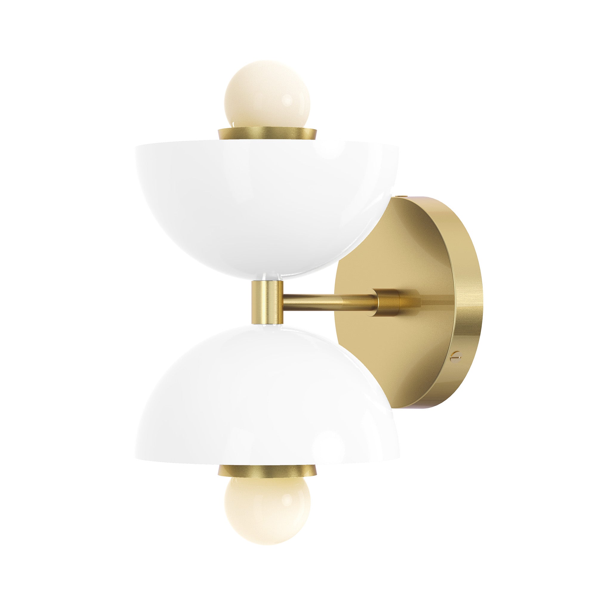 brass white color amigo sconce dutton brown lighting