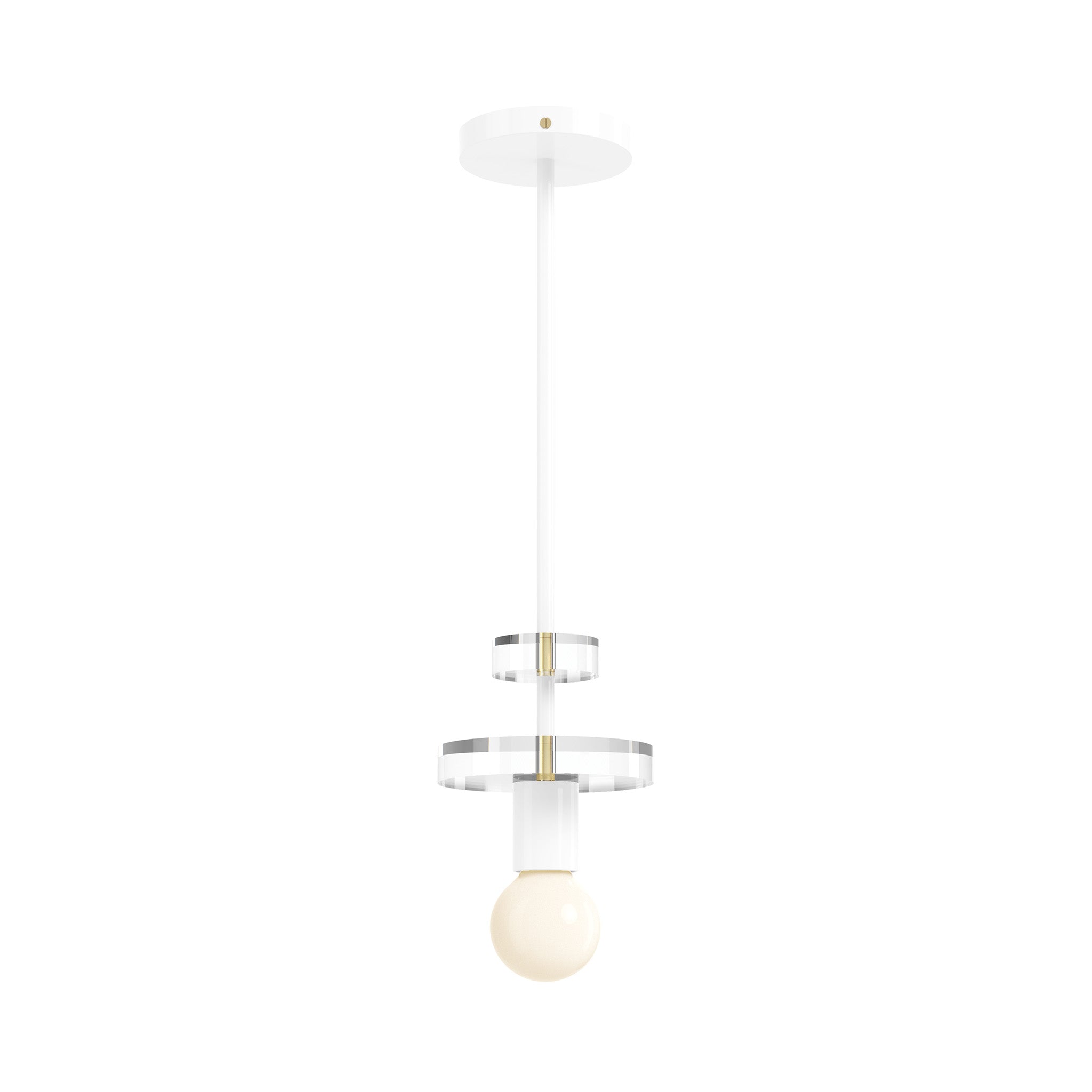 brass white color bling pendant dutton brown lighting