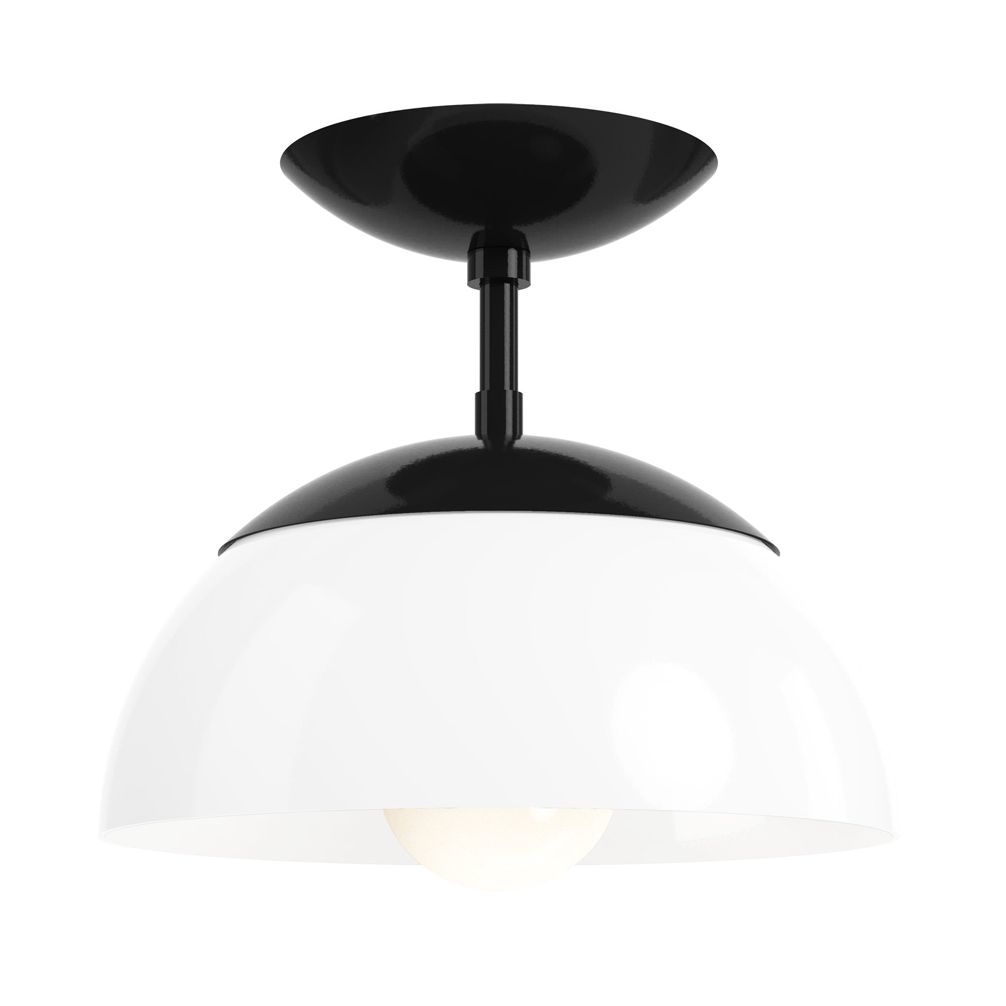black white color cadbury flush mount 10" dutton brown lighting