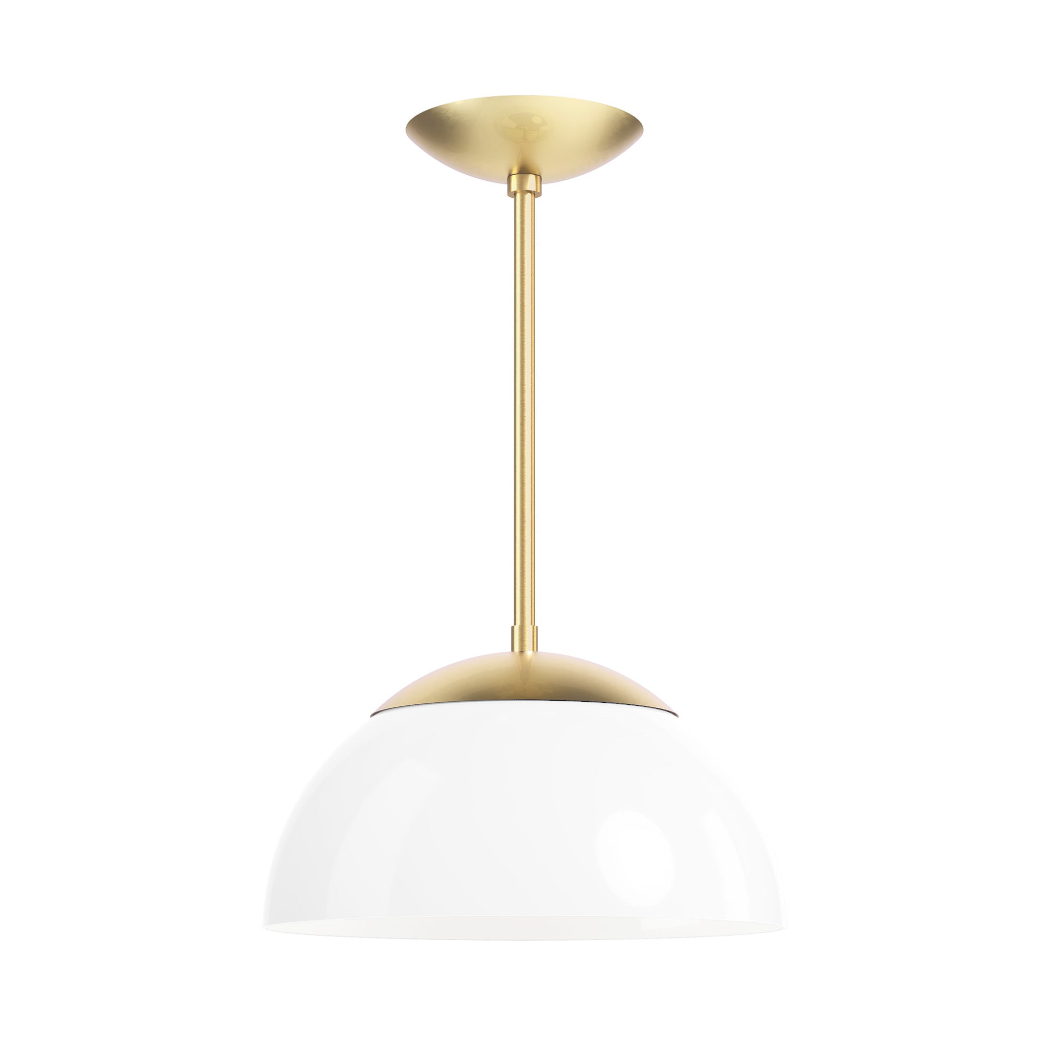 brass white color cadbury pendant 12" dutton brown lighting