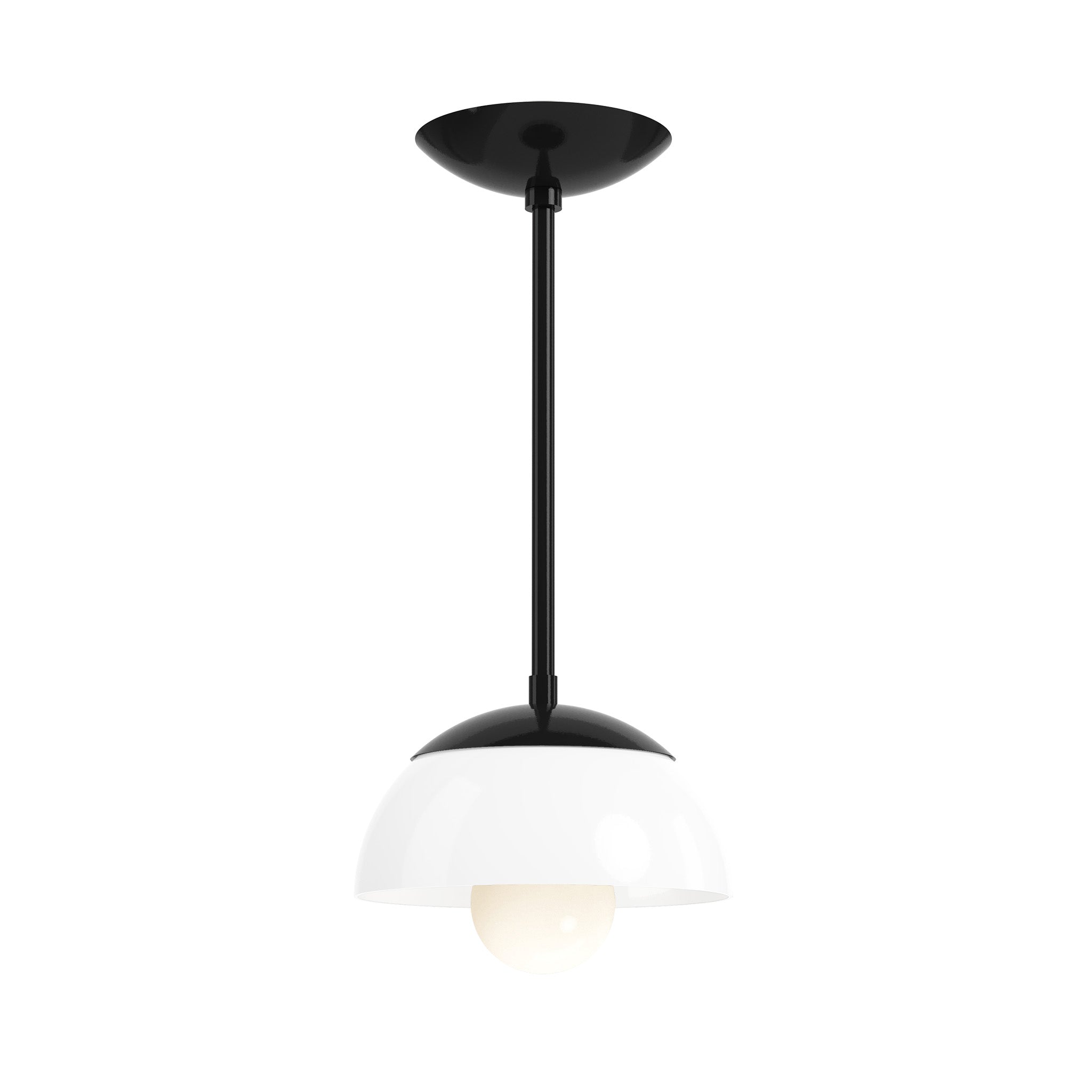 black white color cadbury pendant 8" dutton brown lighting