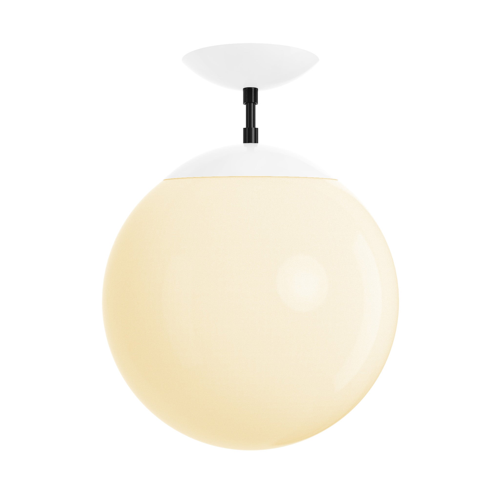 black white color cap flush mount 12" dutton brown lighting