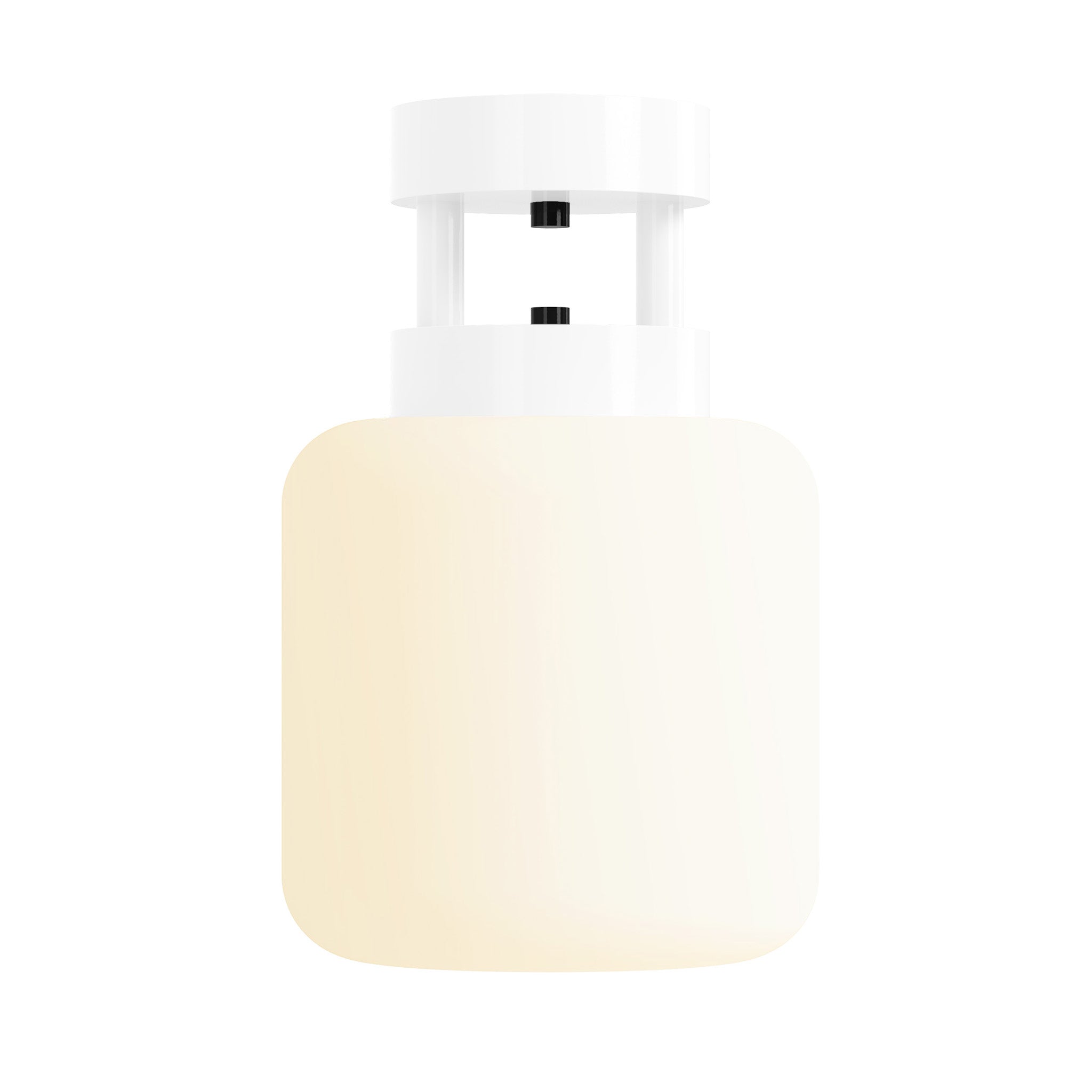 black white maxo color flush mount 8" dutton brown lighting