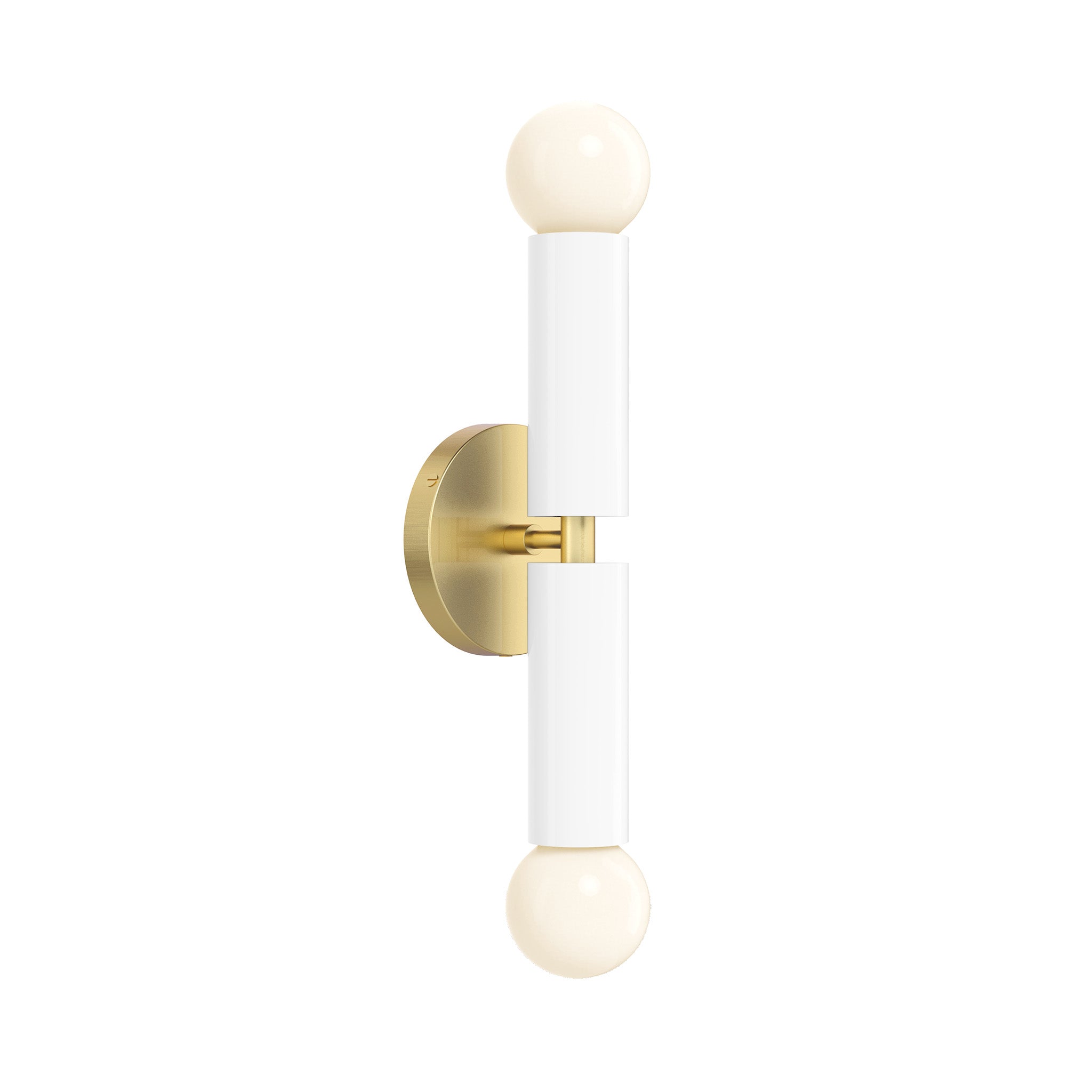 brass white color monarch sconce dutton brown lighting