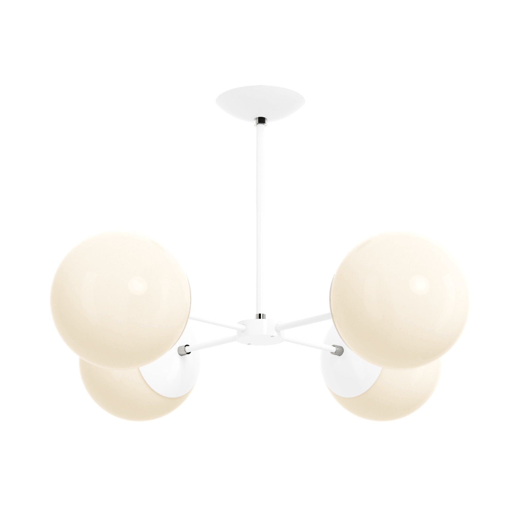 nickel white color big orbi chandelier dutton brown lighting