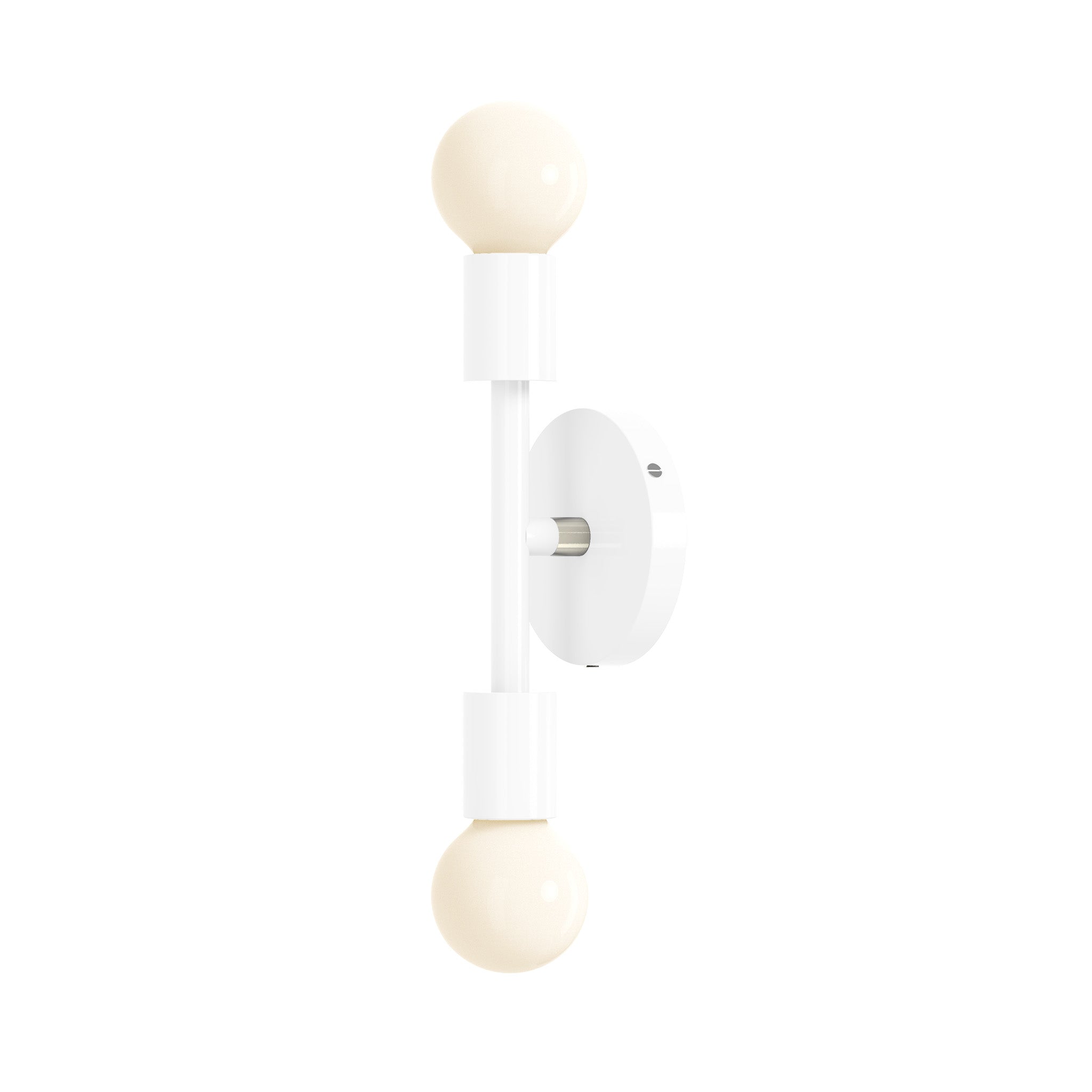 nickel white pilot sconce 11 lighting dutton brown