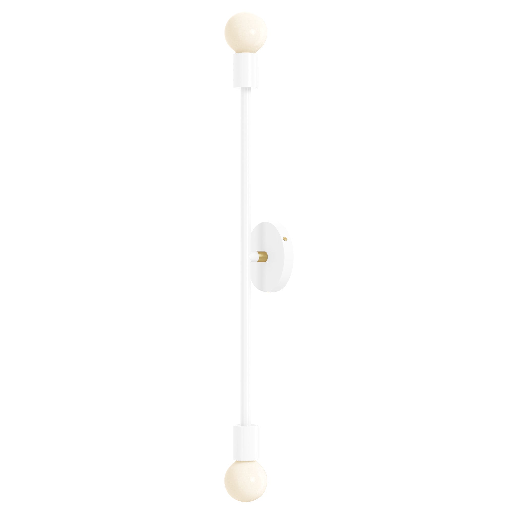 brass white pilot sconce 29 lighting dutton brown