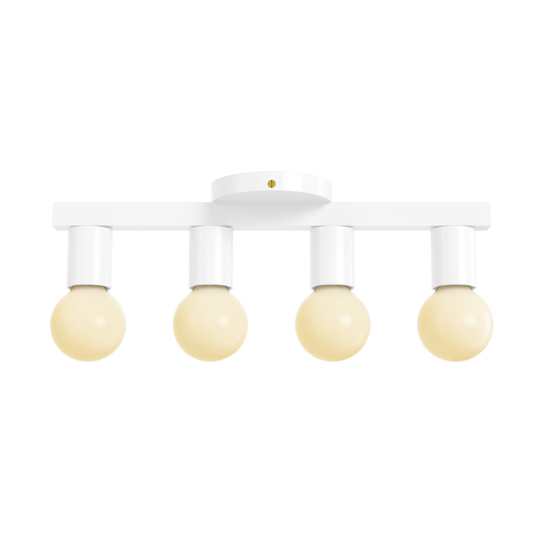Brass and white vogue 4 wall sconce dutton brown lighting