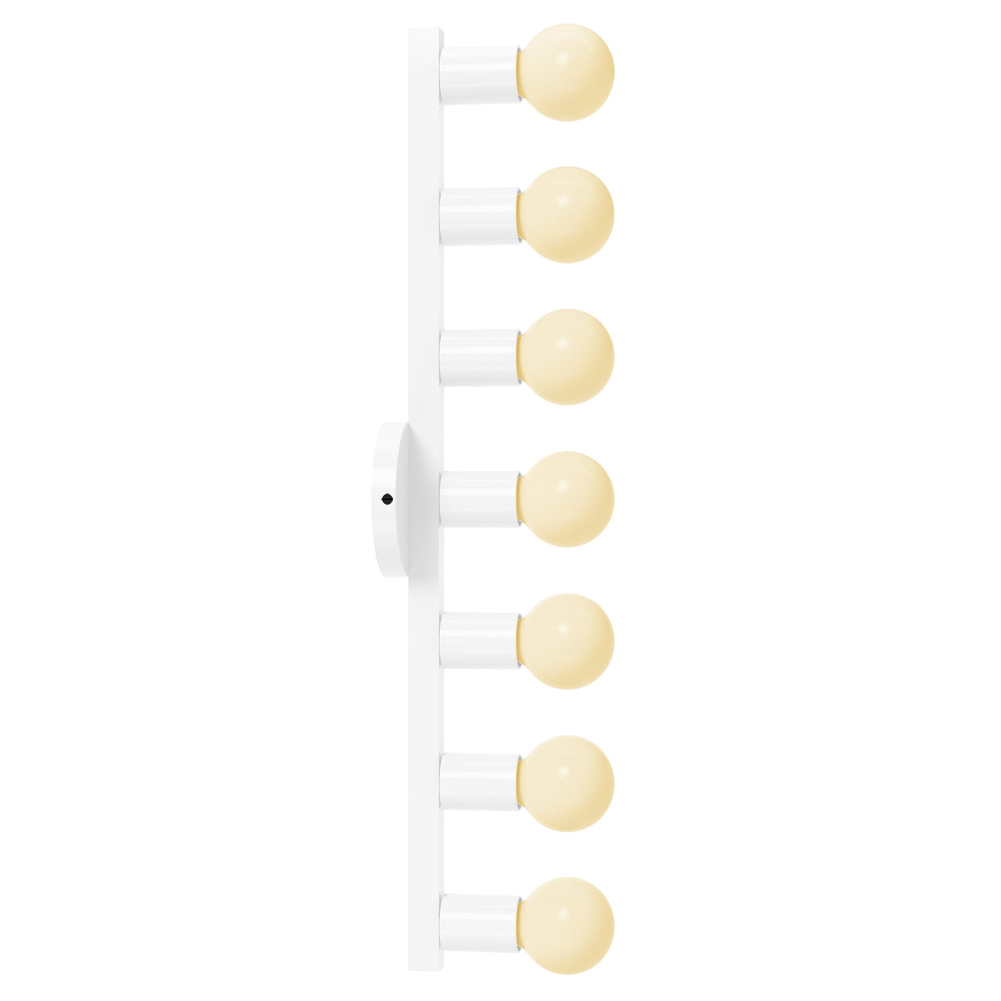 black and white vogue 7 color sconce dutton brown lighting