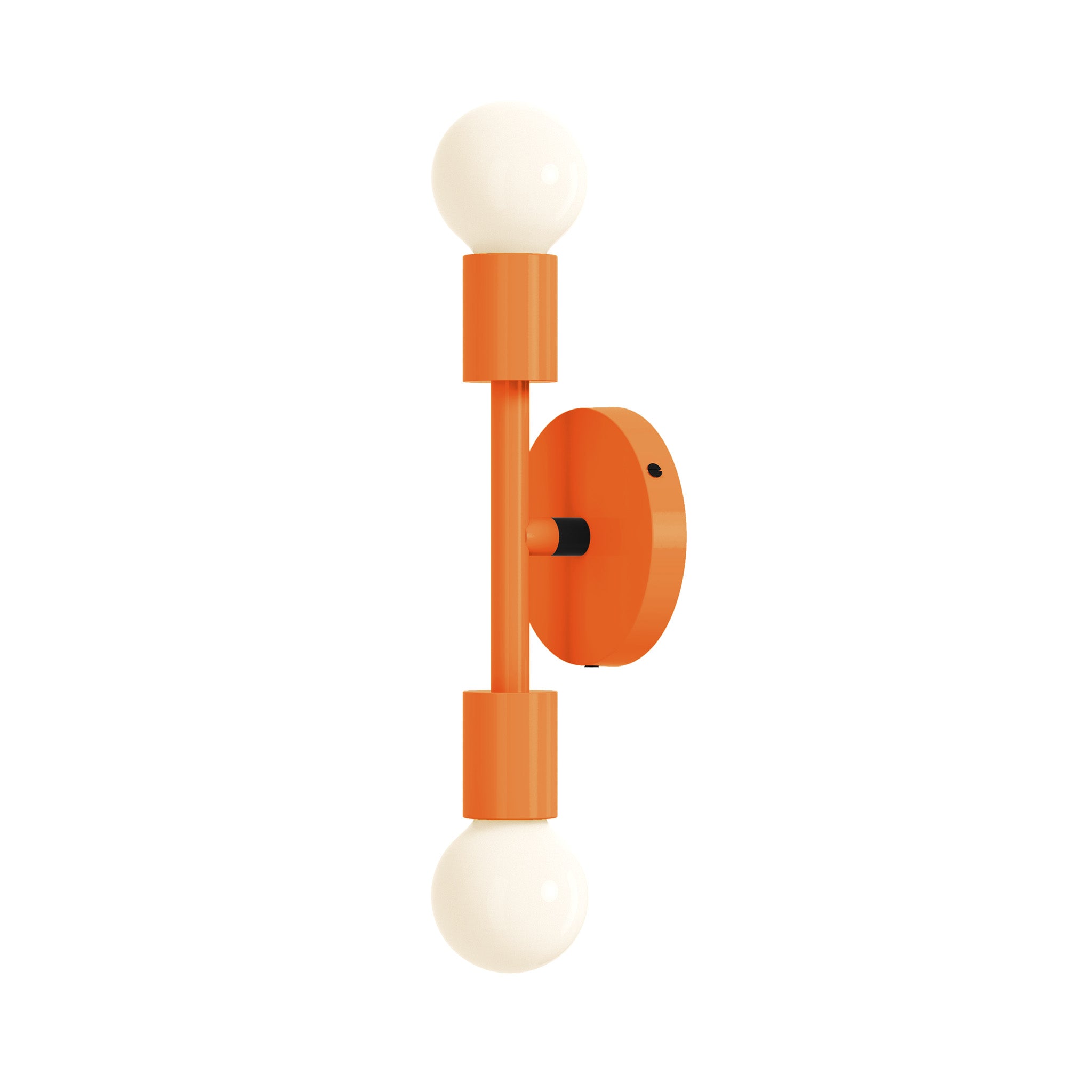 black orange pilot sconce 11 lighting dutton brown
