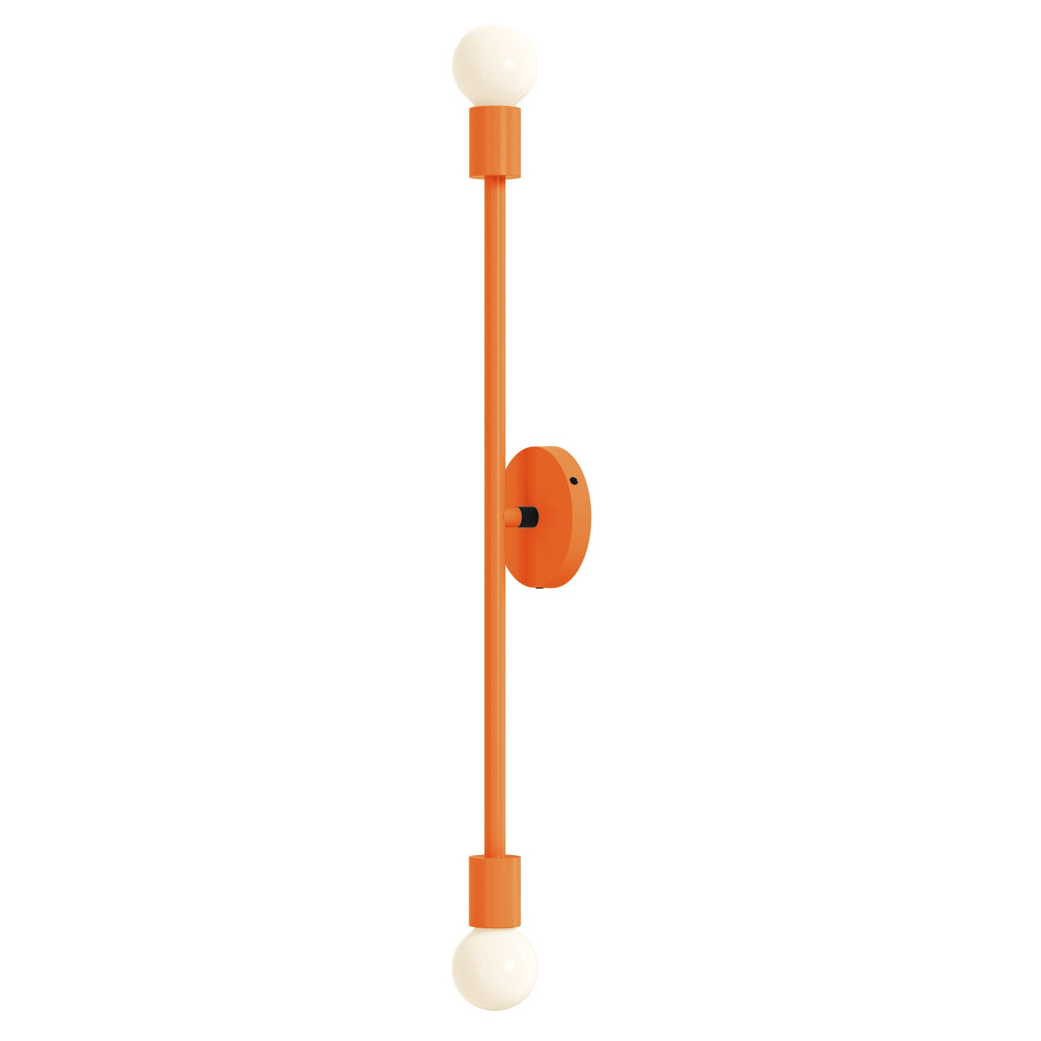 black orange pilot sconce 29 lighting dutton brown