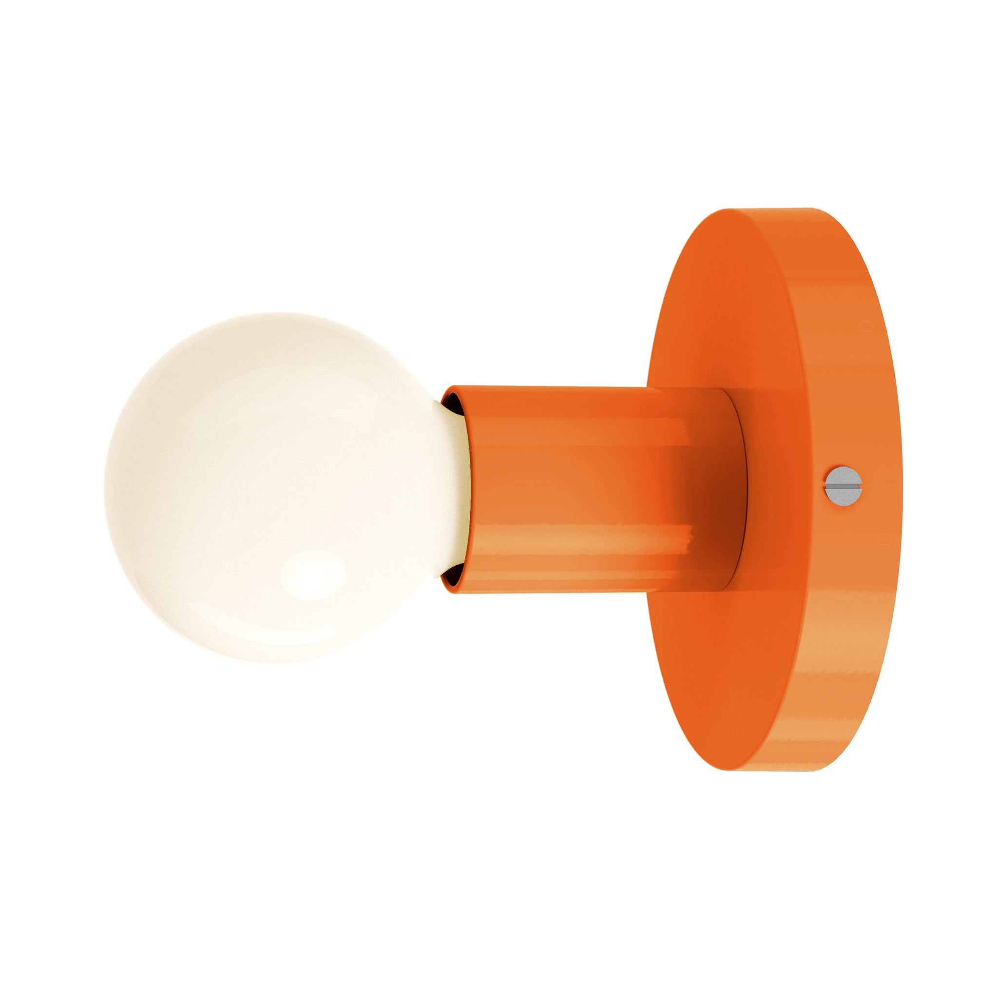 nickel orange color twink sconce dutton brown lighting