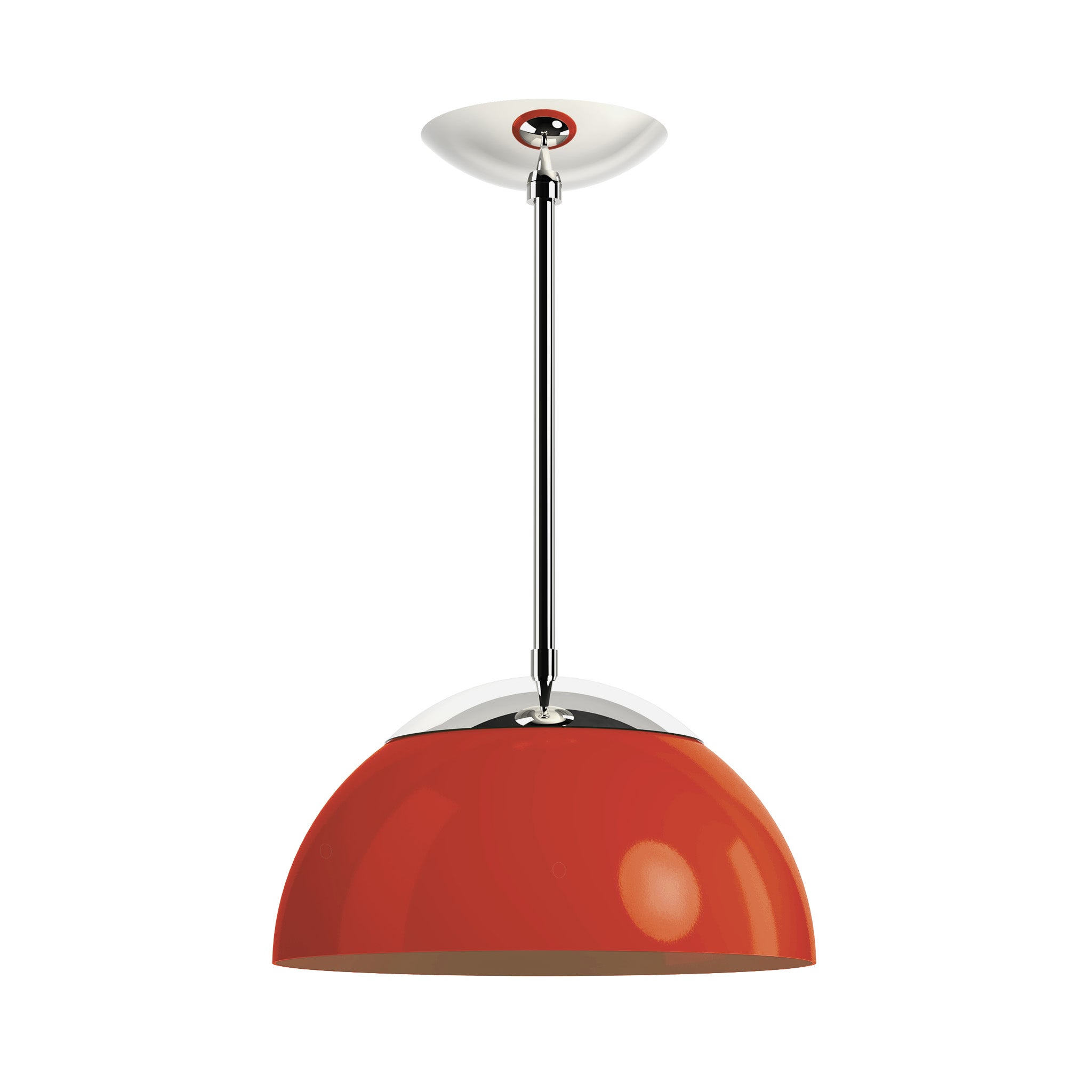 nickel riding hood red color cadbury pendant 12" dutton brown lighting