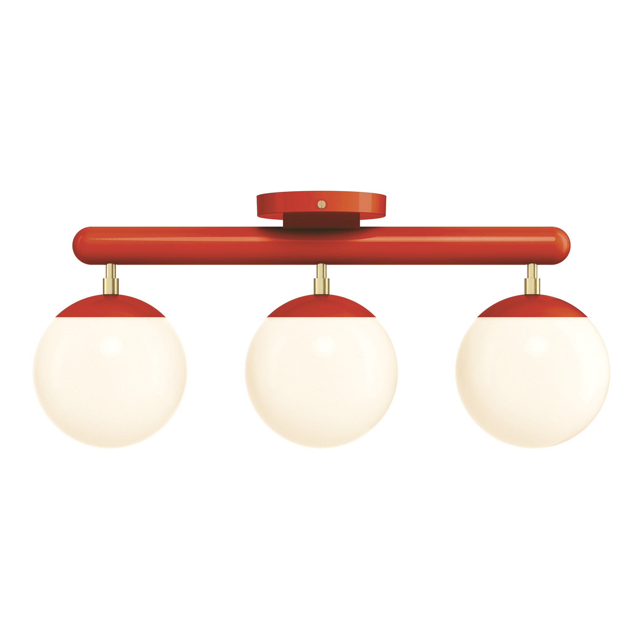 brass riding hood red color icon 3 flush mount dutton brown lighting