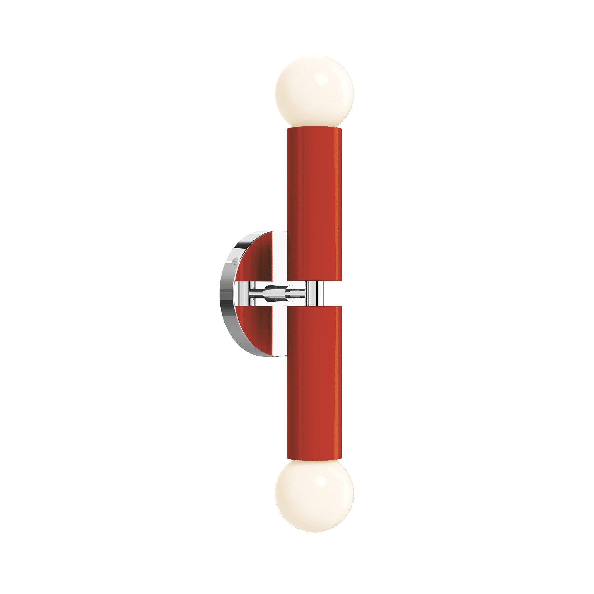 nickel riding hood red color monarch sconce dutton brown lighting