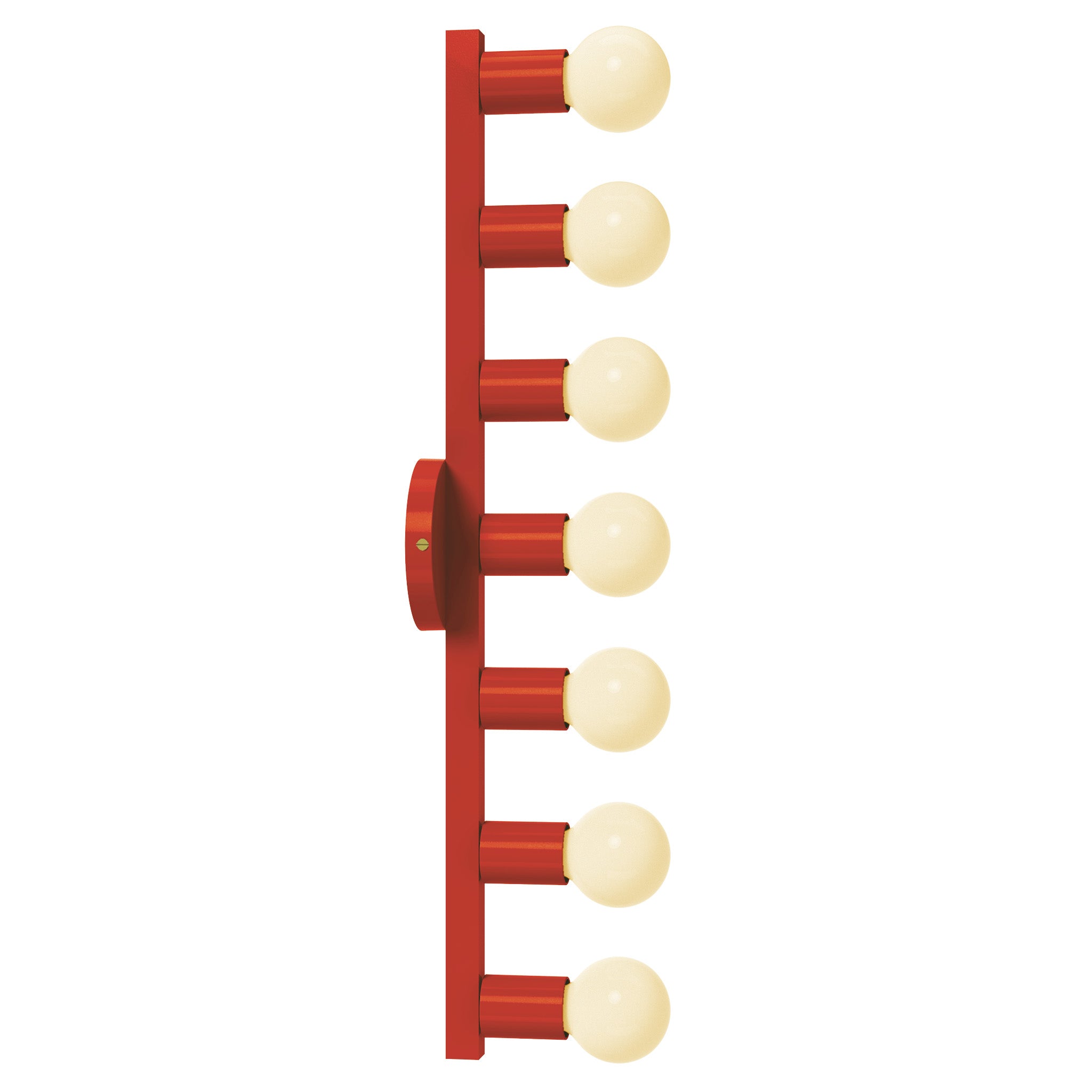 brass and riding hood red vogue 7 color sconce dutton brown lighting