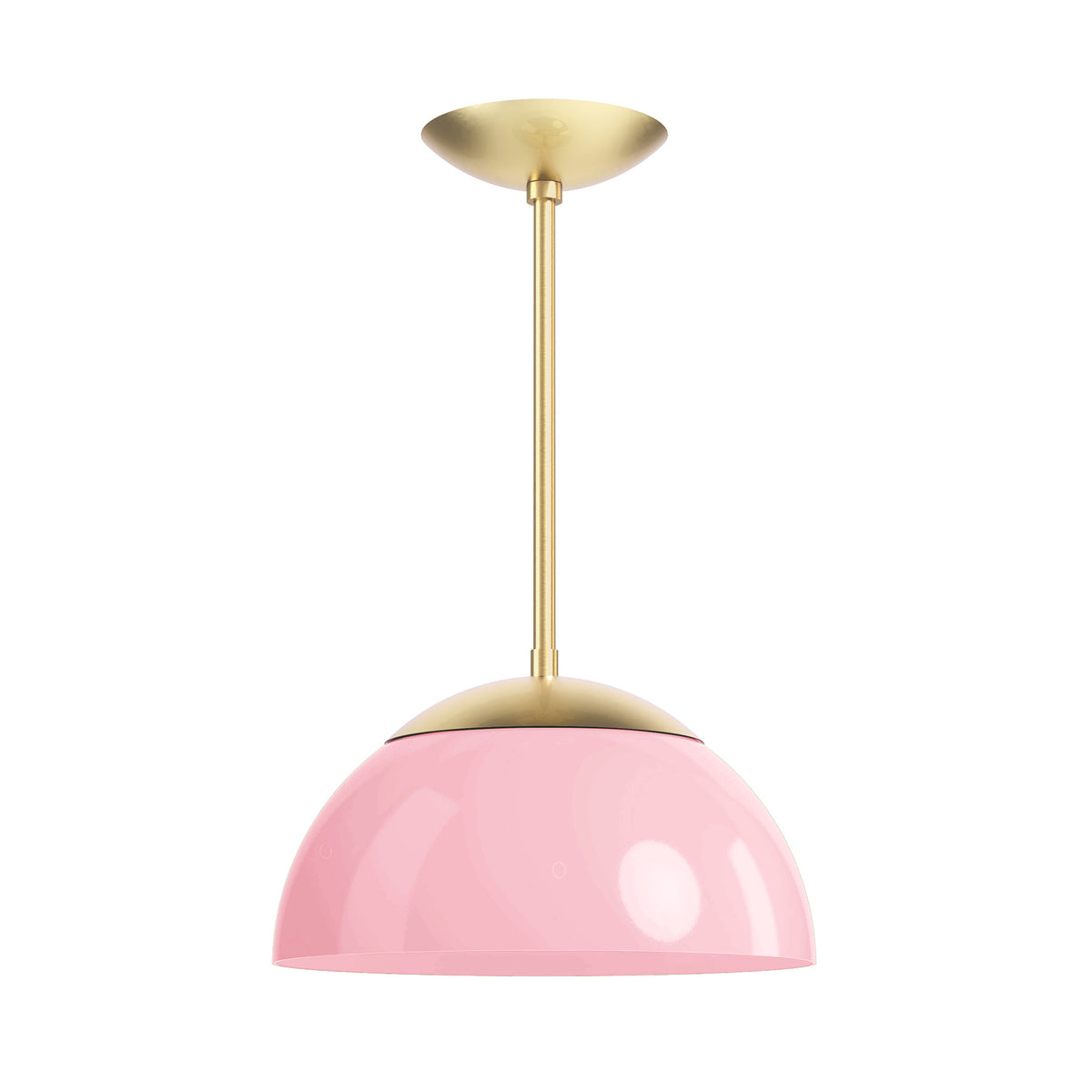 brass pinkaboo color cadbury pendant 12" dutton brown lighting