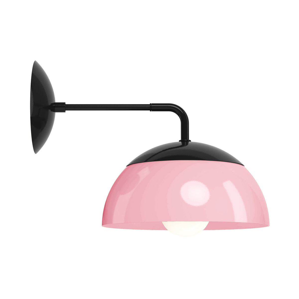 black pinkaboo color cadbury sconce 10" dutton brown lighting