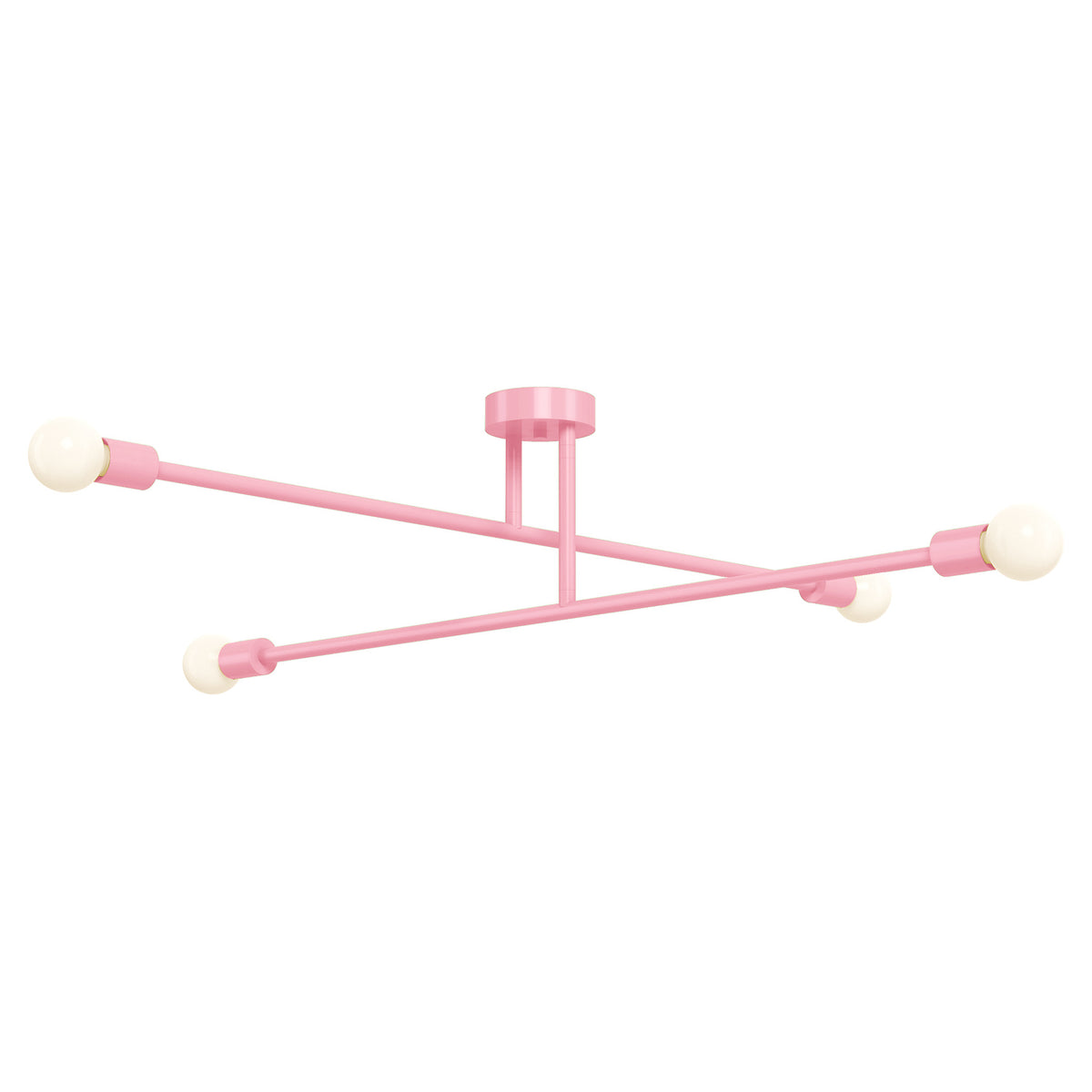 pinkaboo color captain flush mount 47" dutton brown lighting