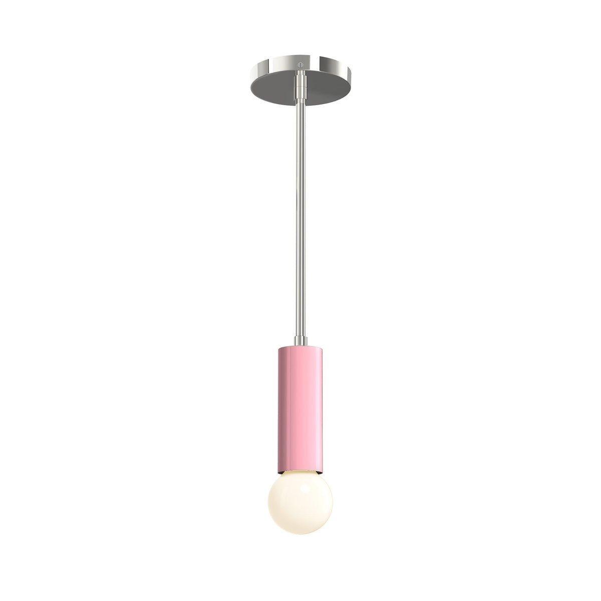 nickel pinkaboo color eureka pendant dutton brown lighting
