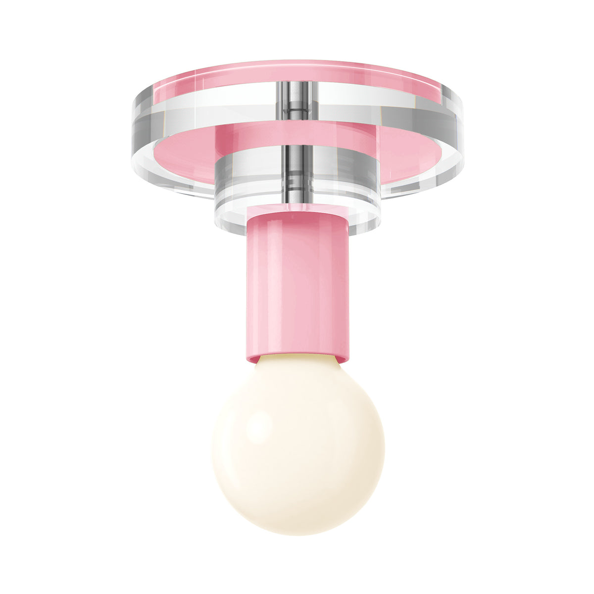 pinkaboo color lepore flush mount dutton brown lighting