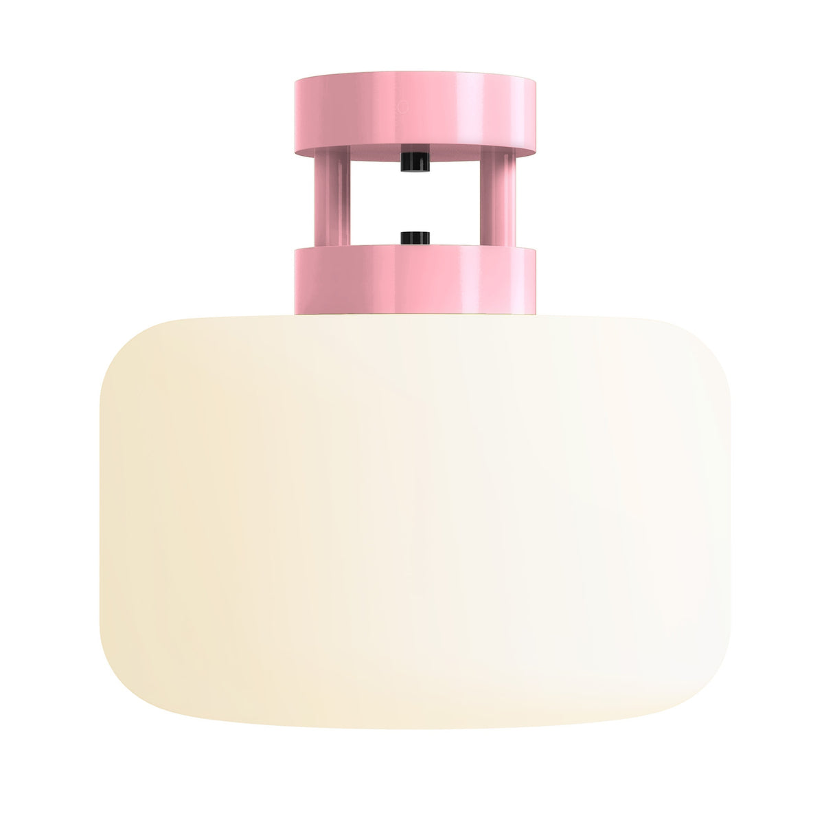 black and pinkaboo maxo color flush mount dutton brown lighting