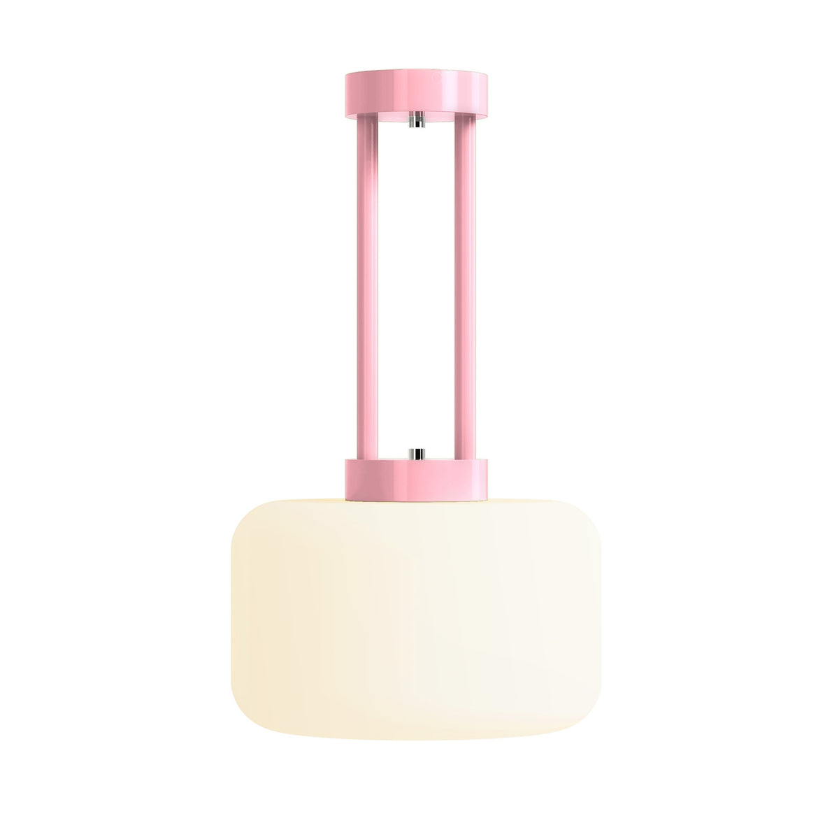 nickel pinkaboo color maxo pendant 13" dutton brown lighting
