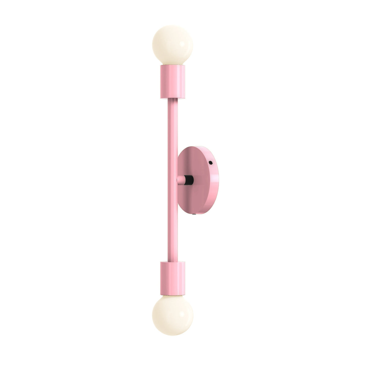 Black and pinkaboo pilot wall sconce 17" dutton brown lighting