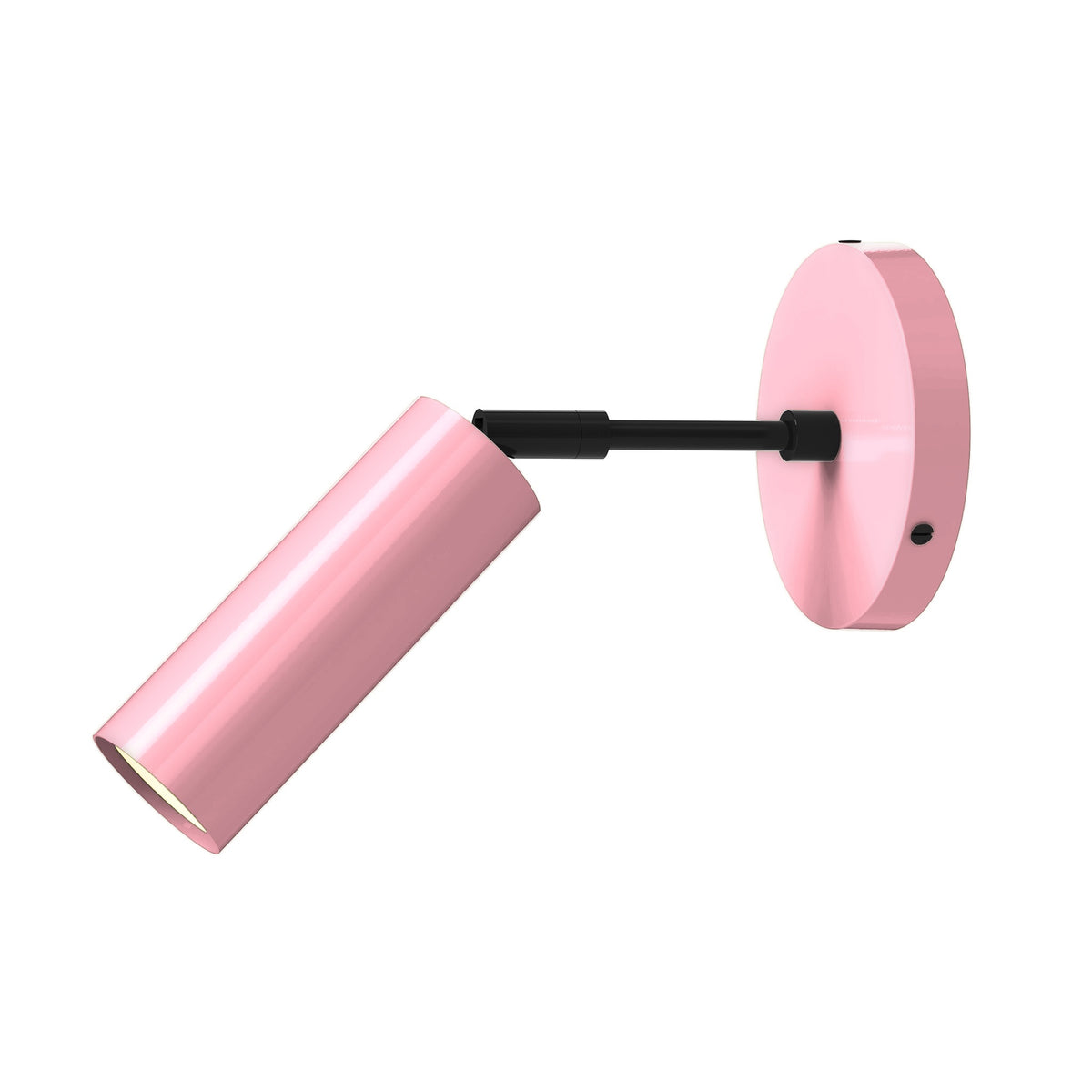 black pinkaboo color reader sconce - 3" arm dutton brown lighting
