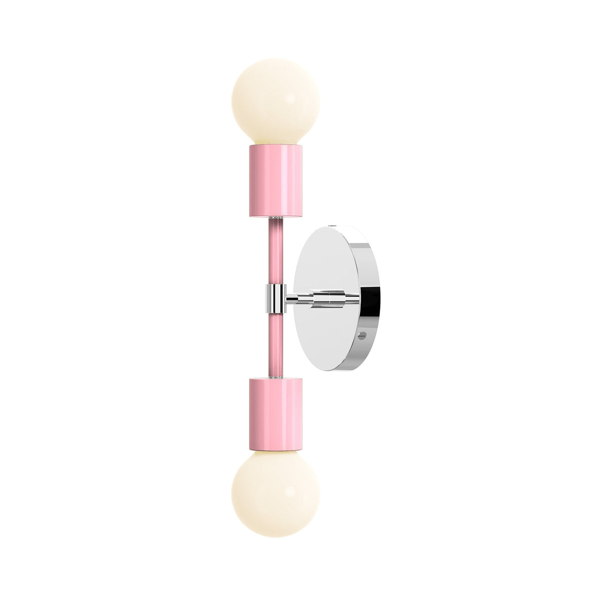 nickel pinkaboo color scepter sconce 10" dutton brown lighting