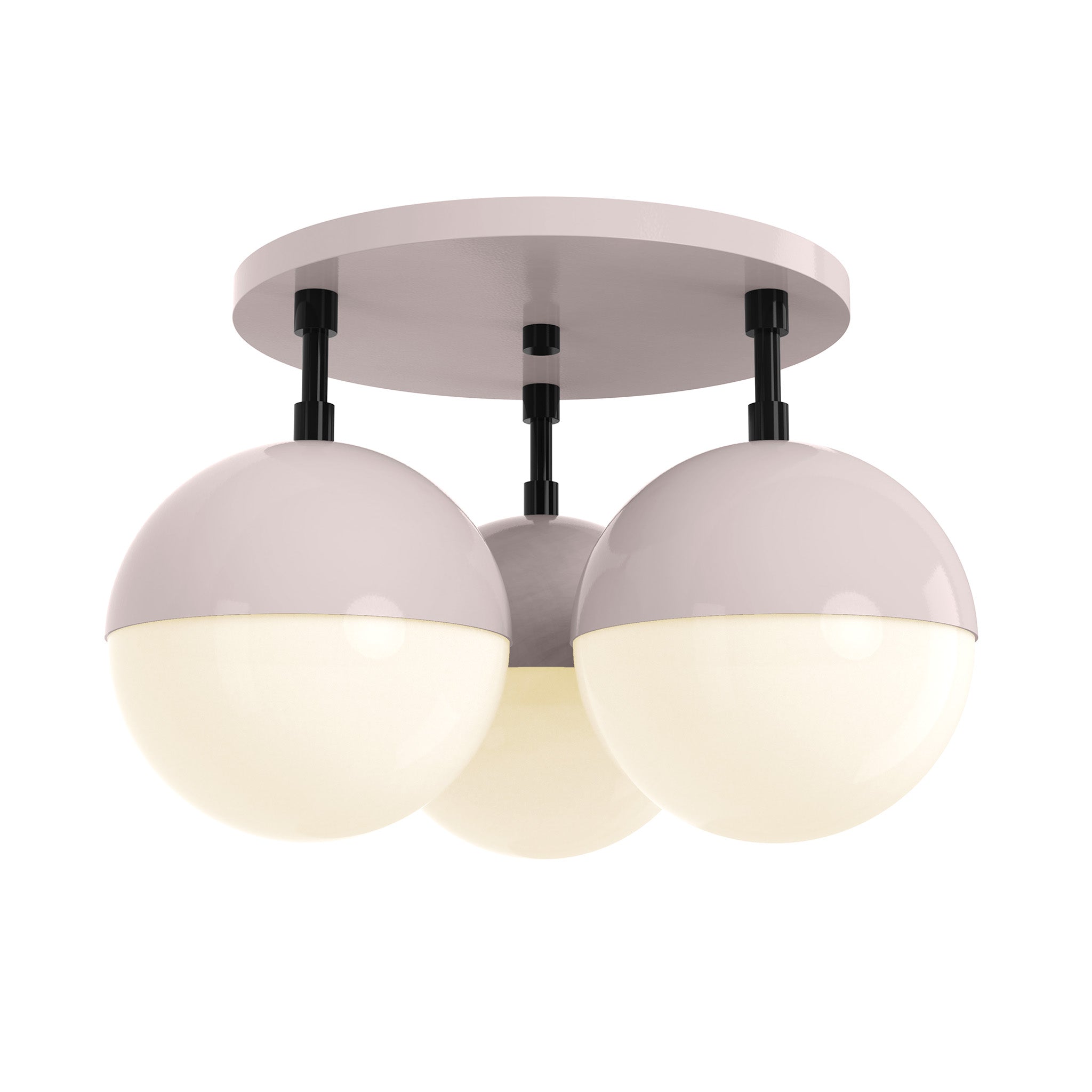 black barely color ballsy flush mount dutton brown lighting