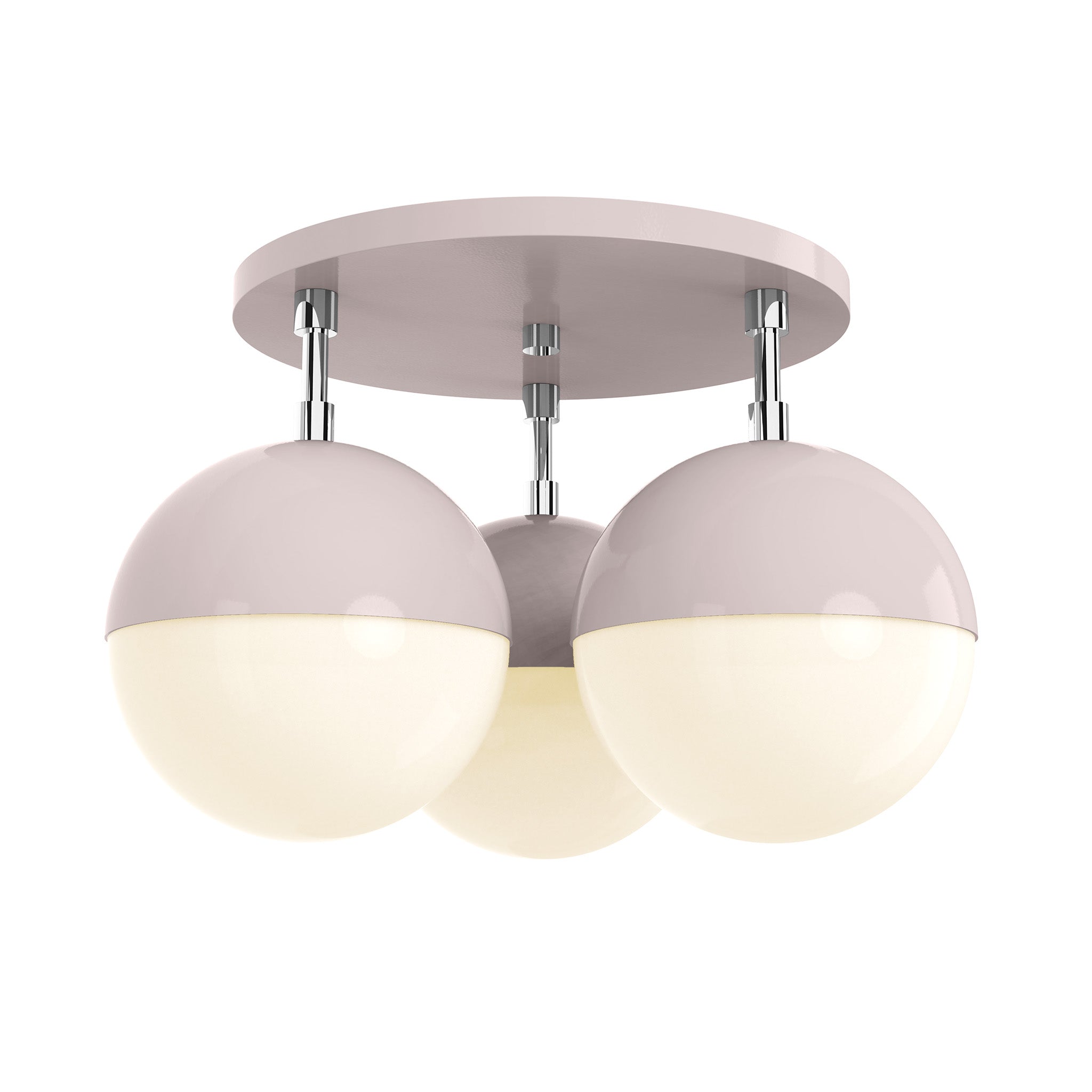 nickel barely color ballsy flush mount dutton brown lighting