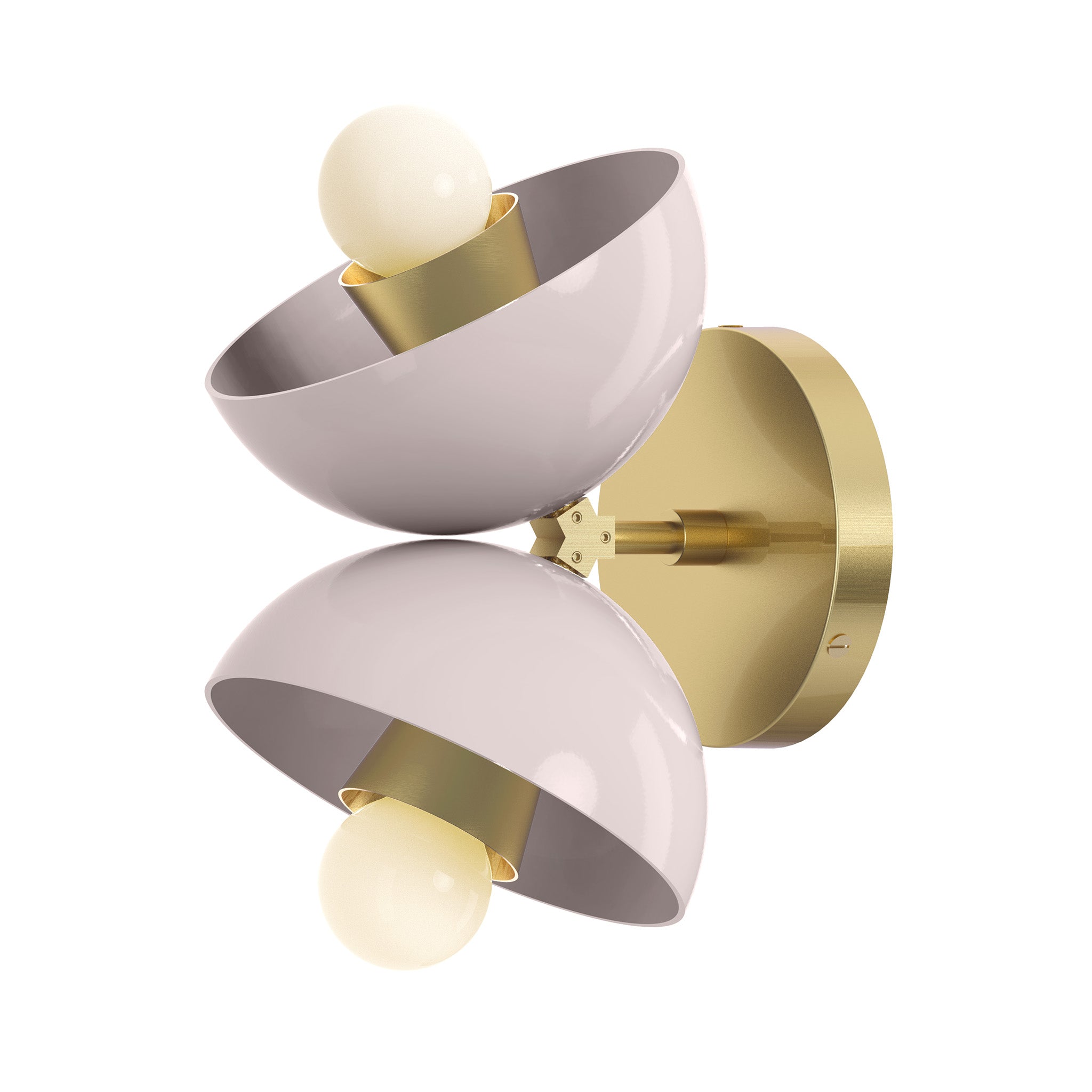 brass barely color beso sconce dutton brown lighting